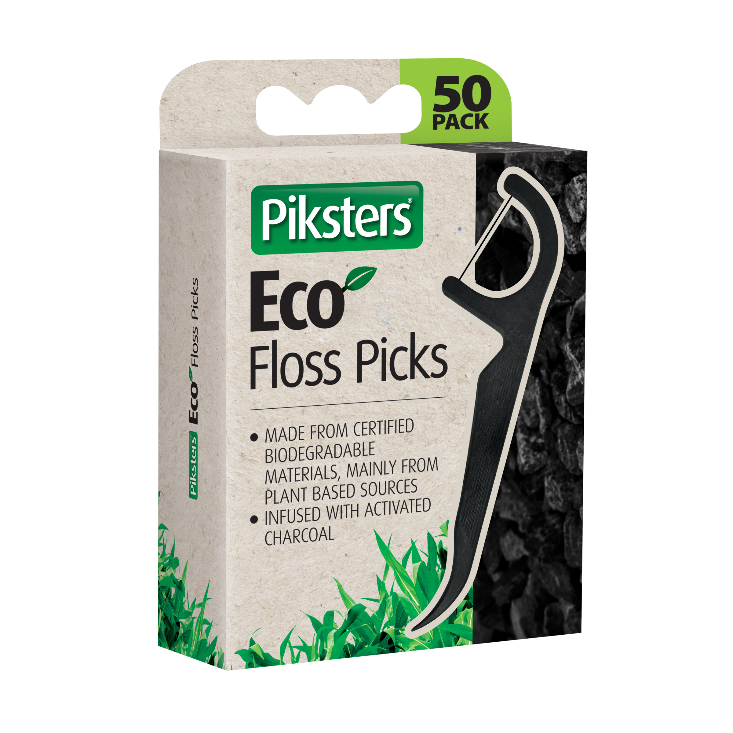 Piksters Eco Floss Picks 50 pack - Image 4