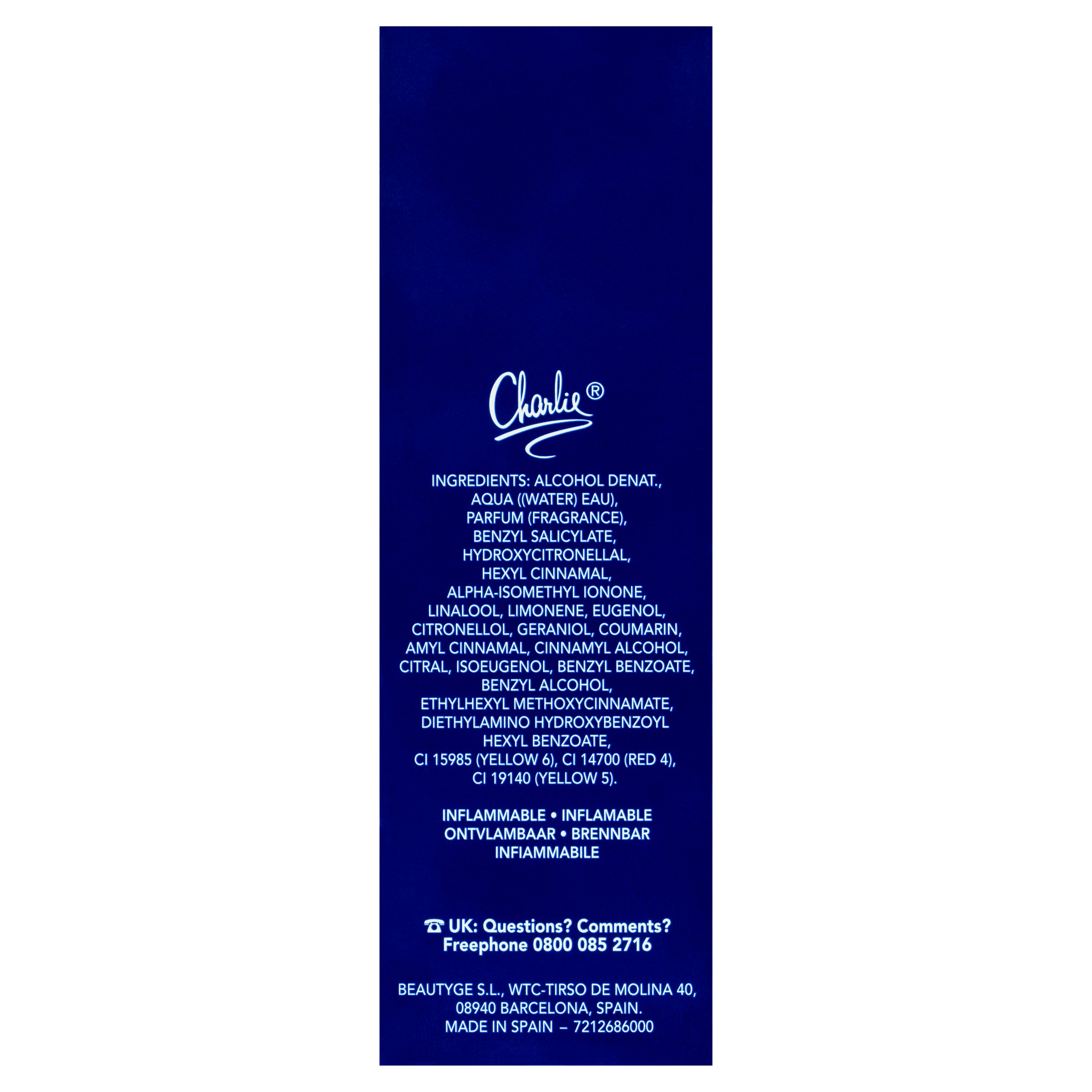 Revlon Charlie Blue EDT Spray 100ml - Image 2