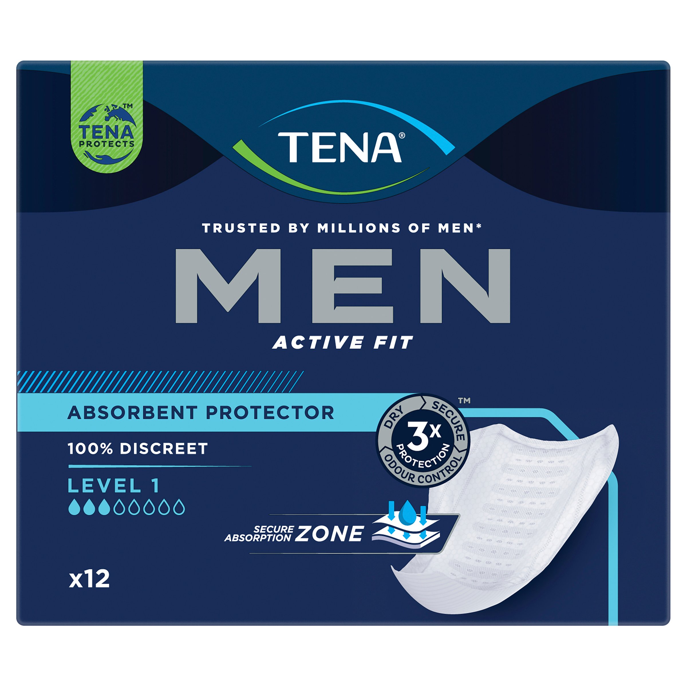 Tena Men Level 1 - 12 pack - Image 1