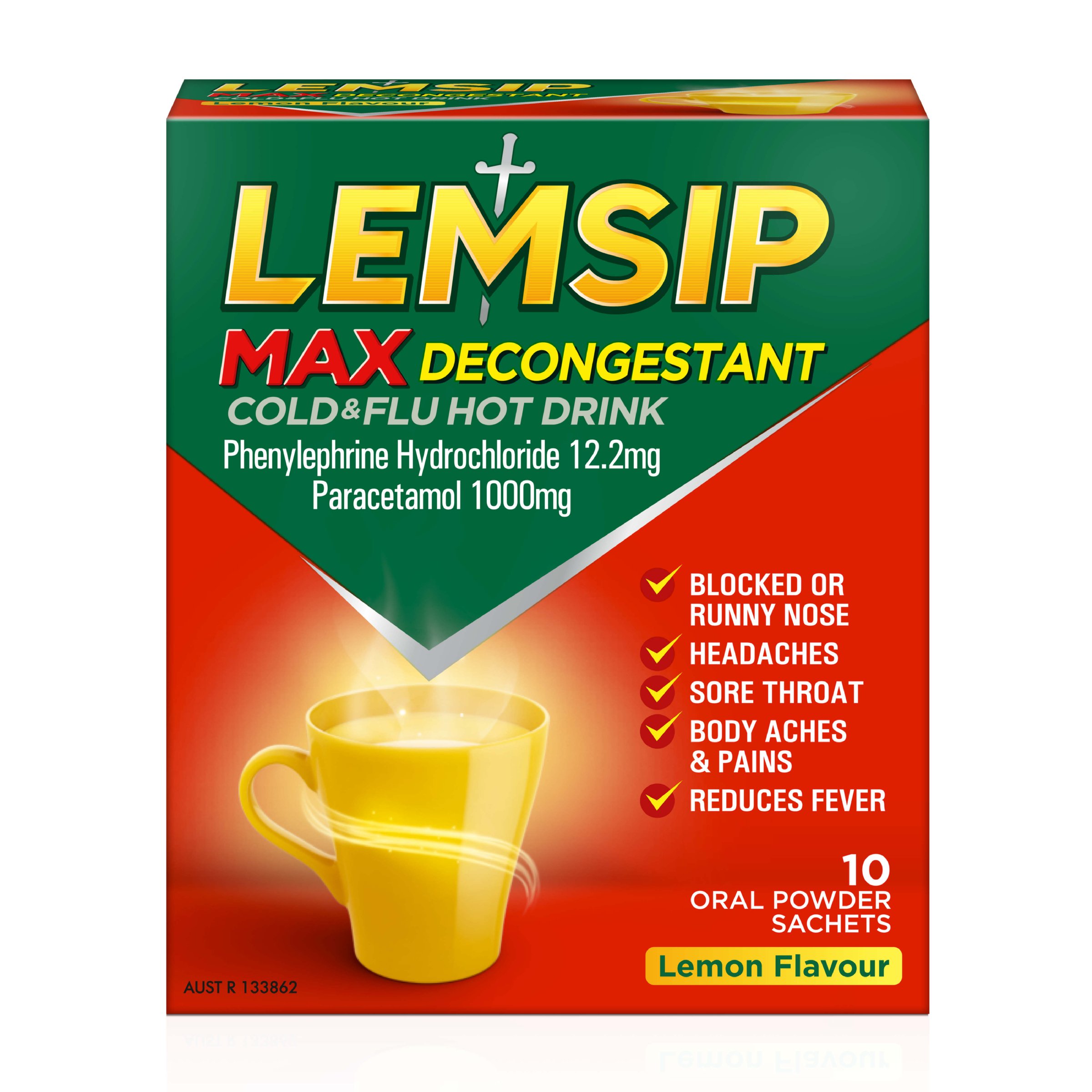 Lemsip Max Cold & Flu Decongestant 10 sachets - Image 5