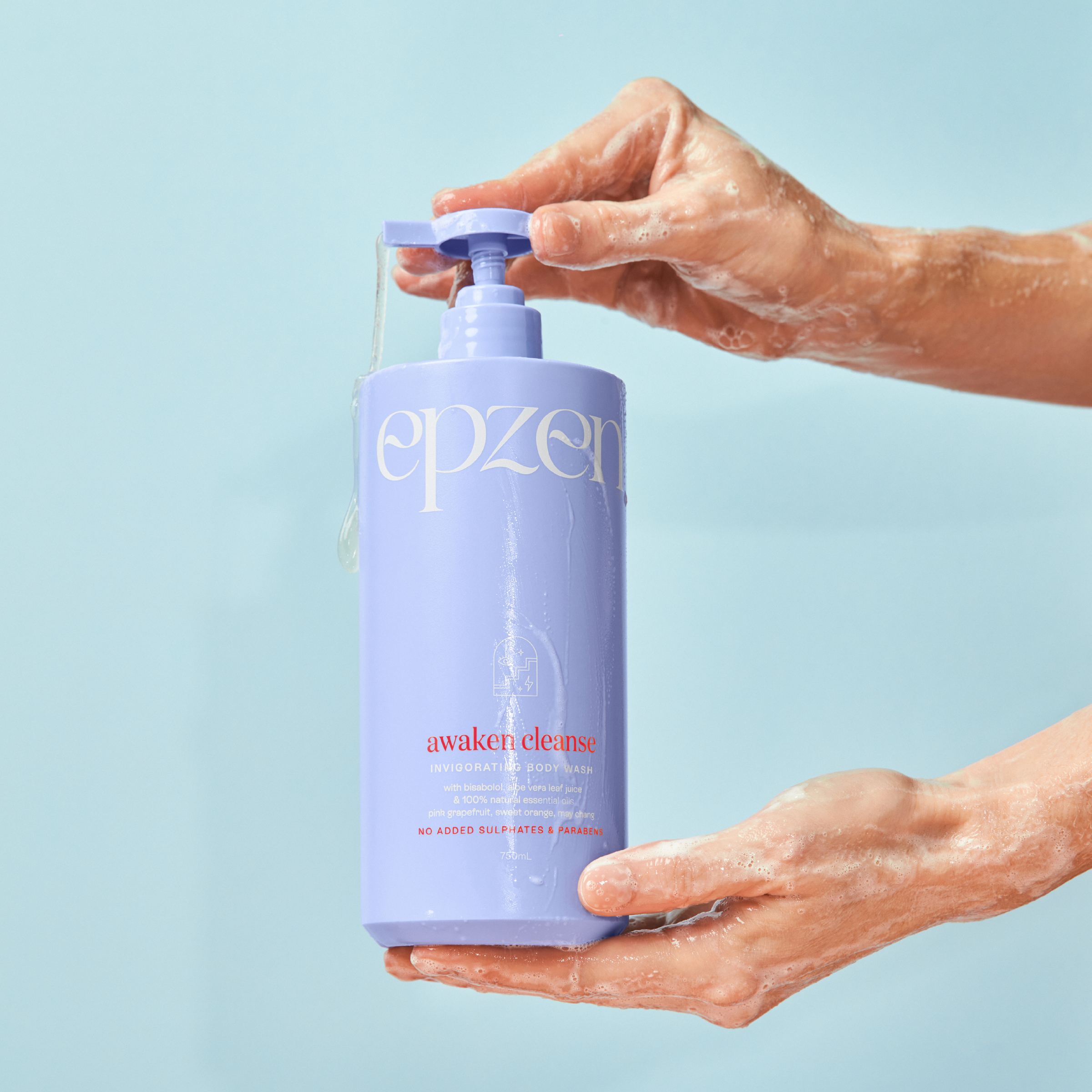 Epzen Awaken Body Wash 750ml - Image 3