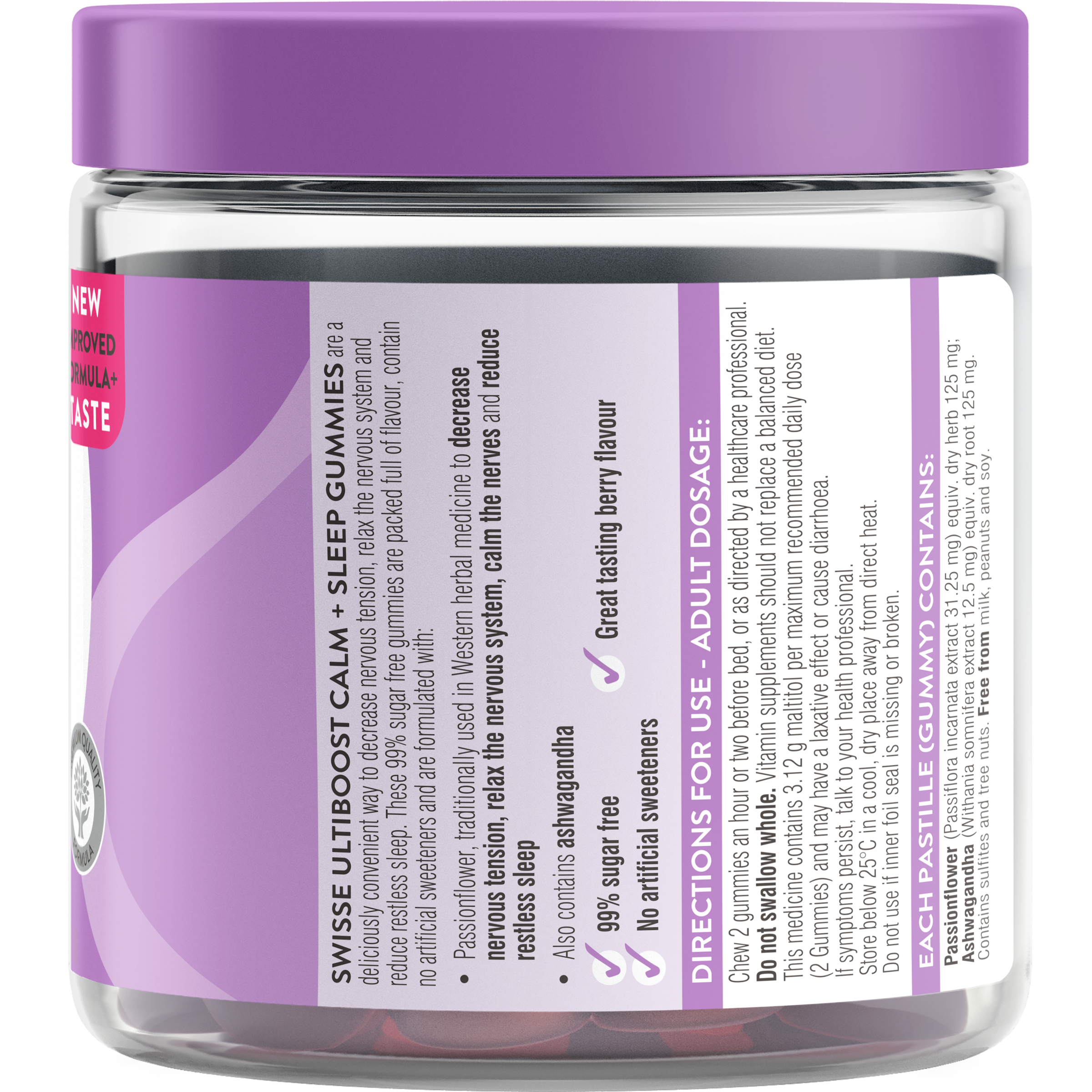Swisse Ultiboost Calm + Sleep 60 gummies - Image 2
