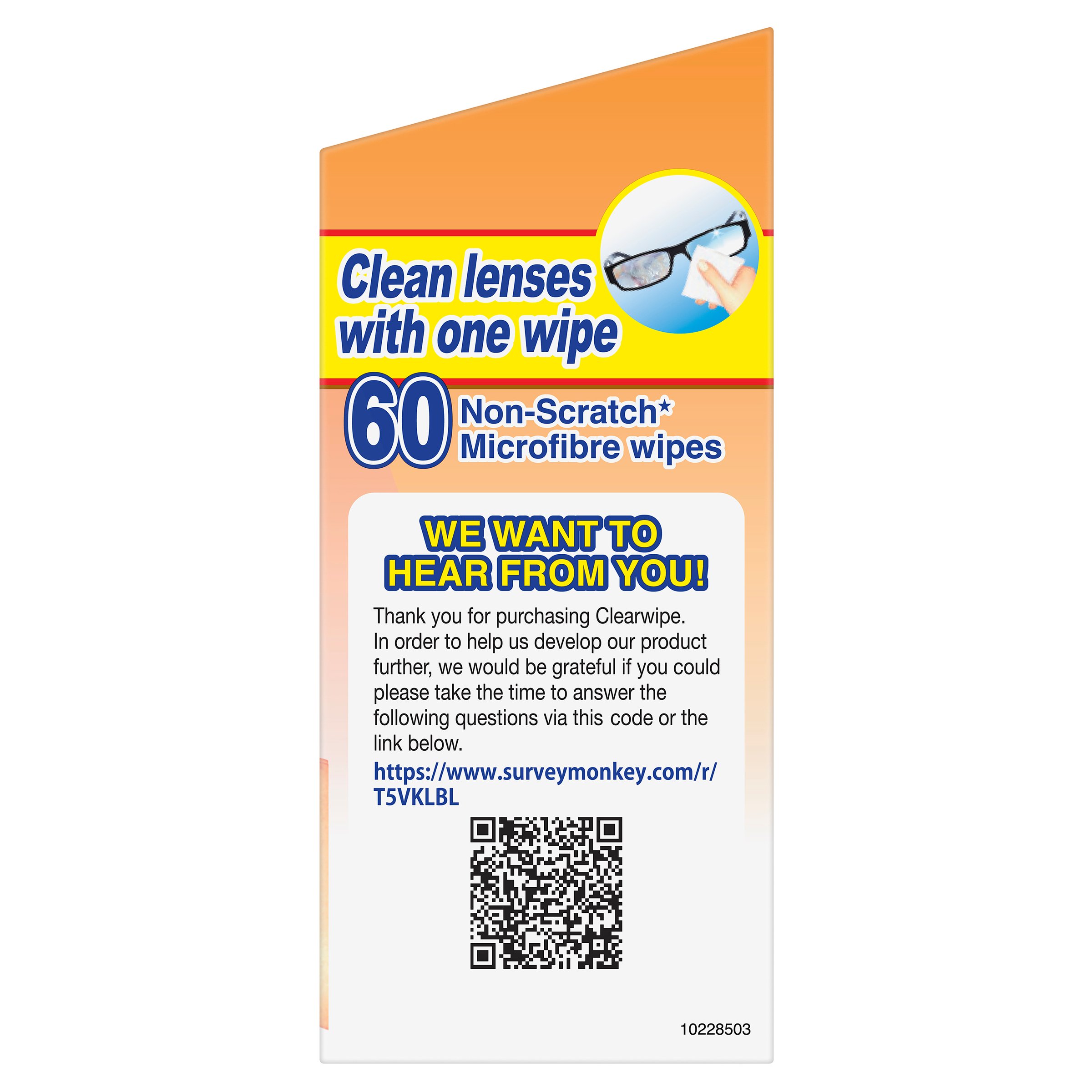 Clearwipe Lens Cleaner 60 wipes - Image 4