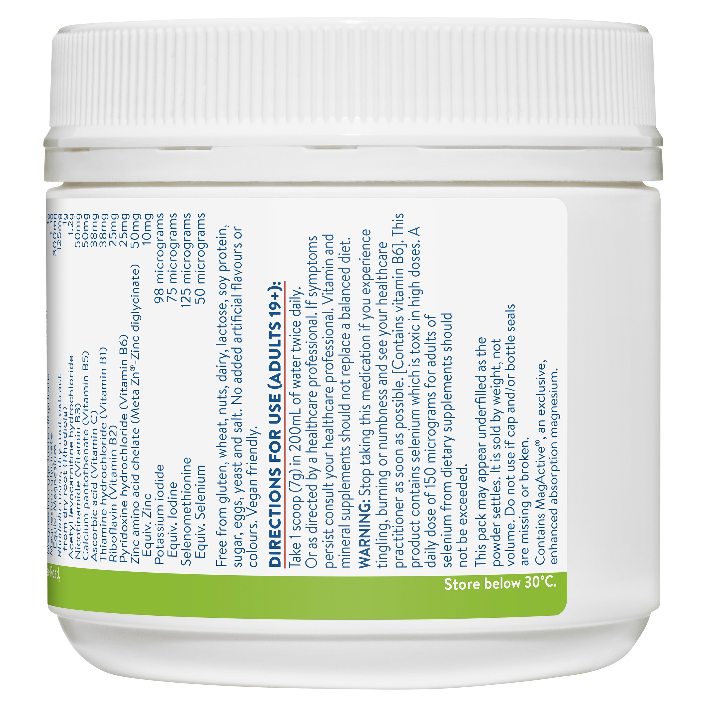 Ethical Nutrients Mega Magnesium Energy 140g - Image 3