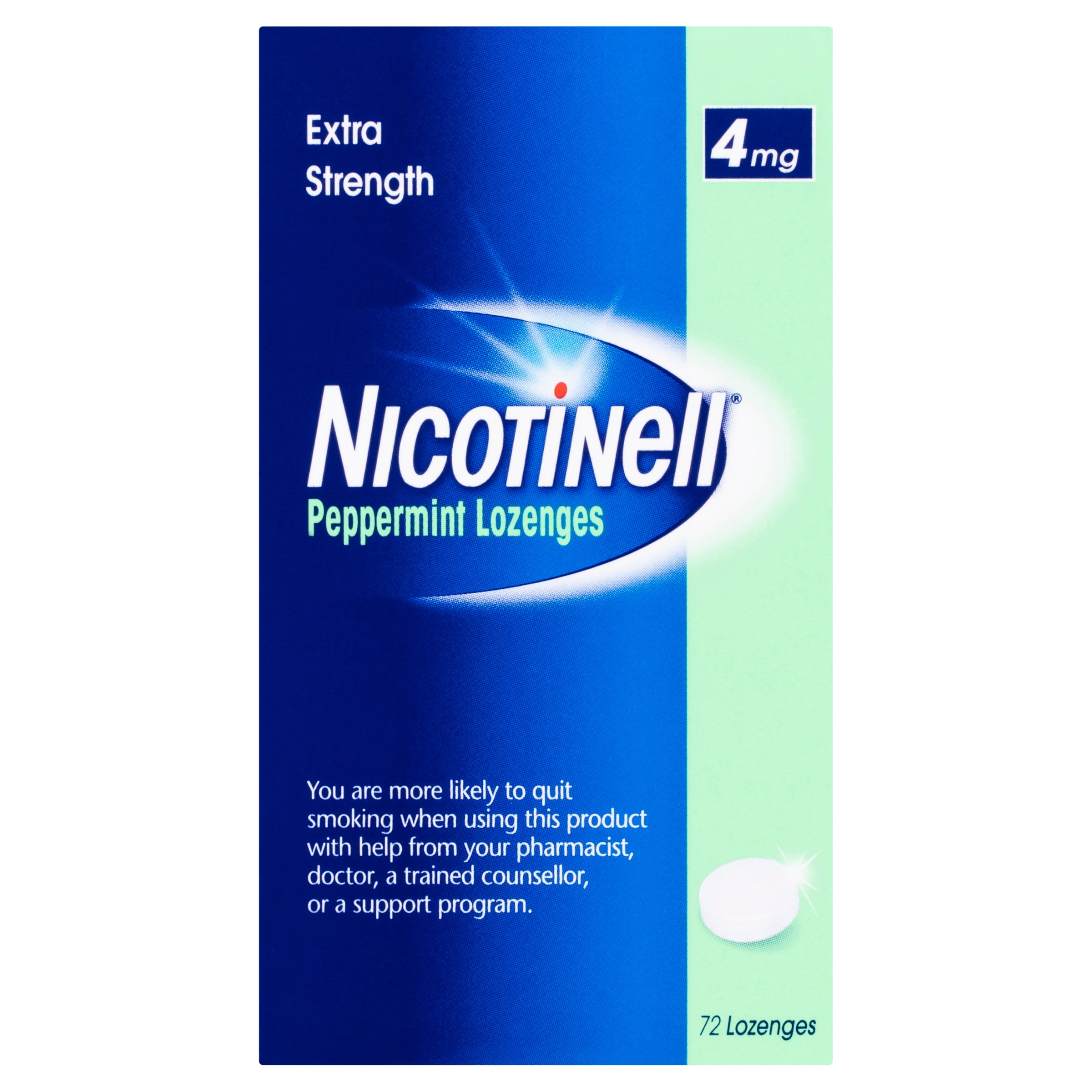 Nicotinell 4mg - 72 lozenges - Image 2