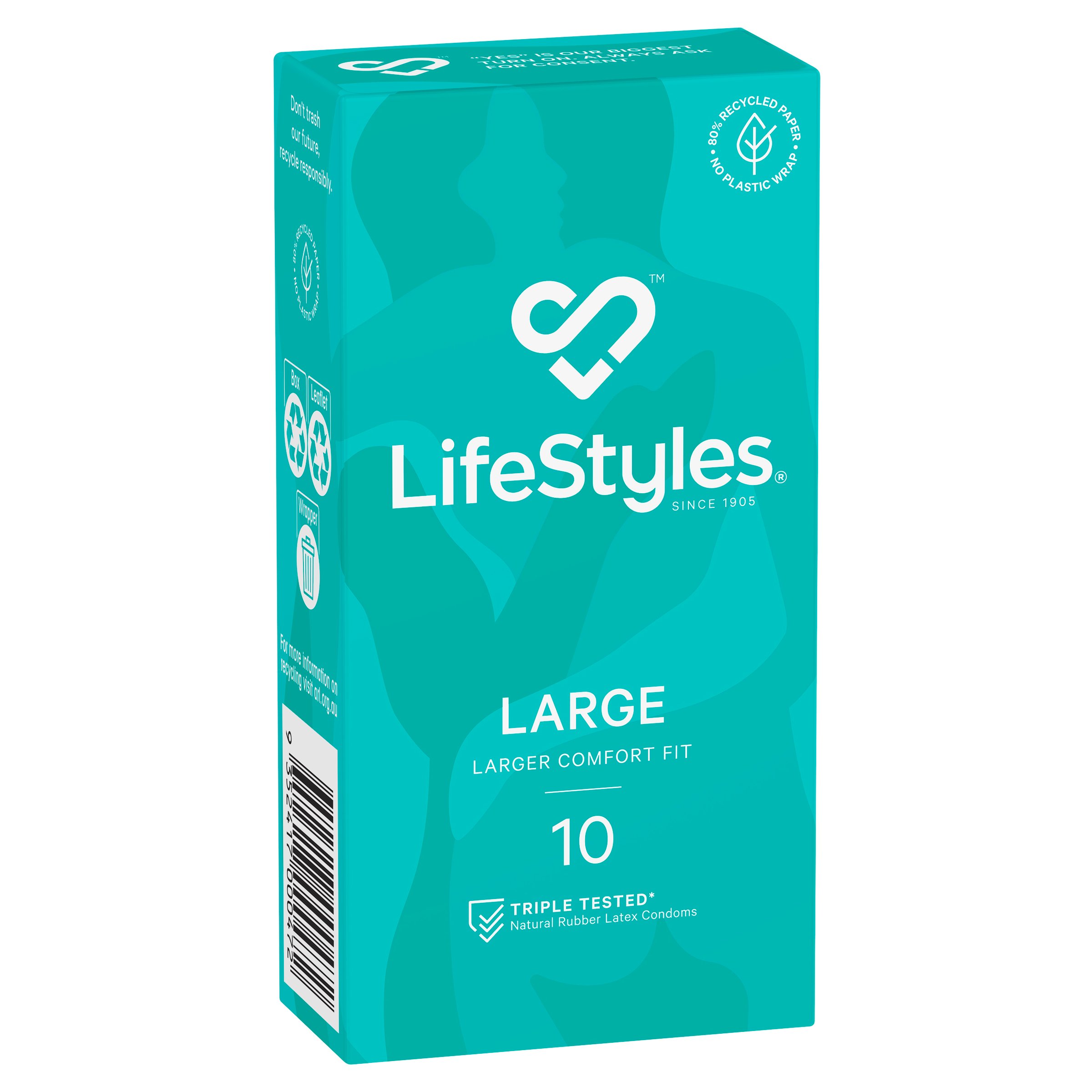 LifeStyles Condoms Large 10 pack - Image 6