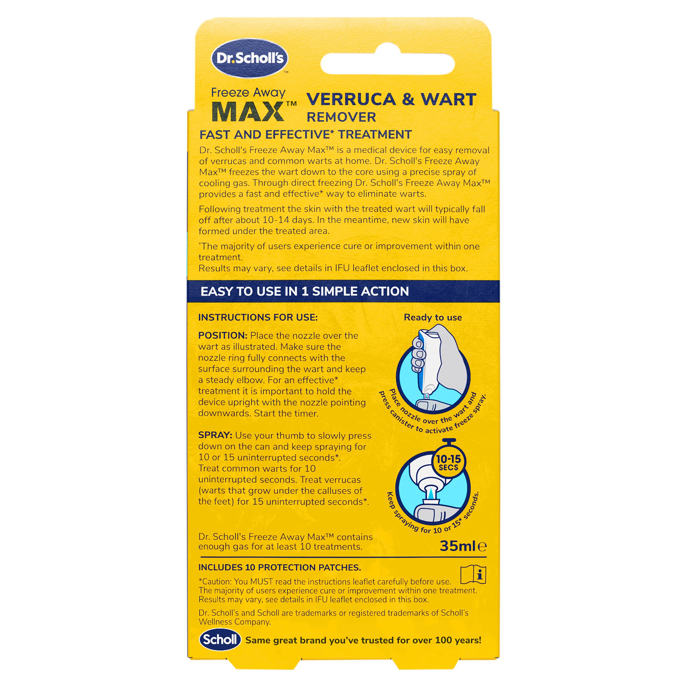 Dr.Scholl's Freeze Away Max Verruca & Wart Remover 1 unit - Image 6