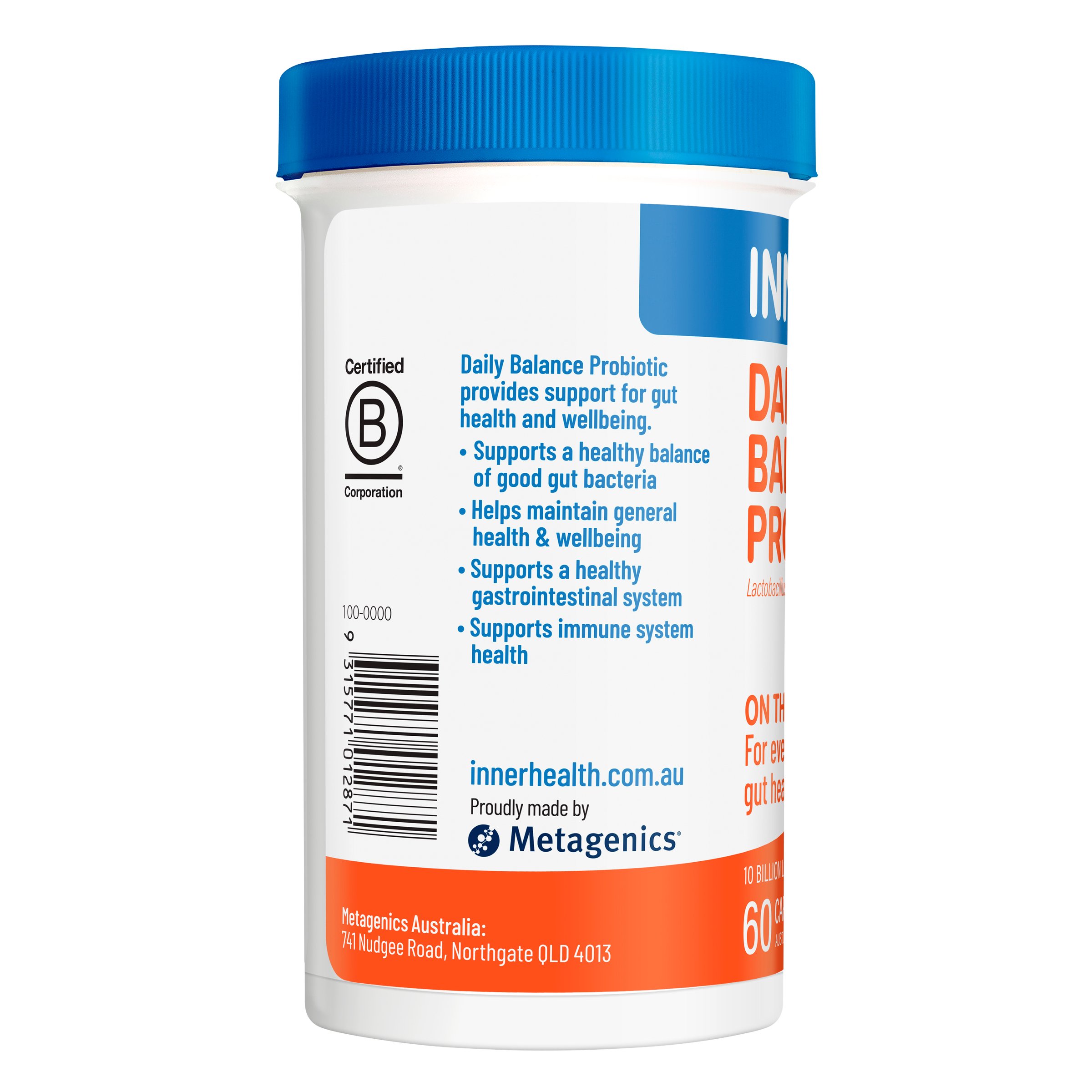 Inner Health Daily Balance Probiotic 60 capsules - Image 3