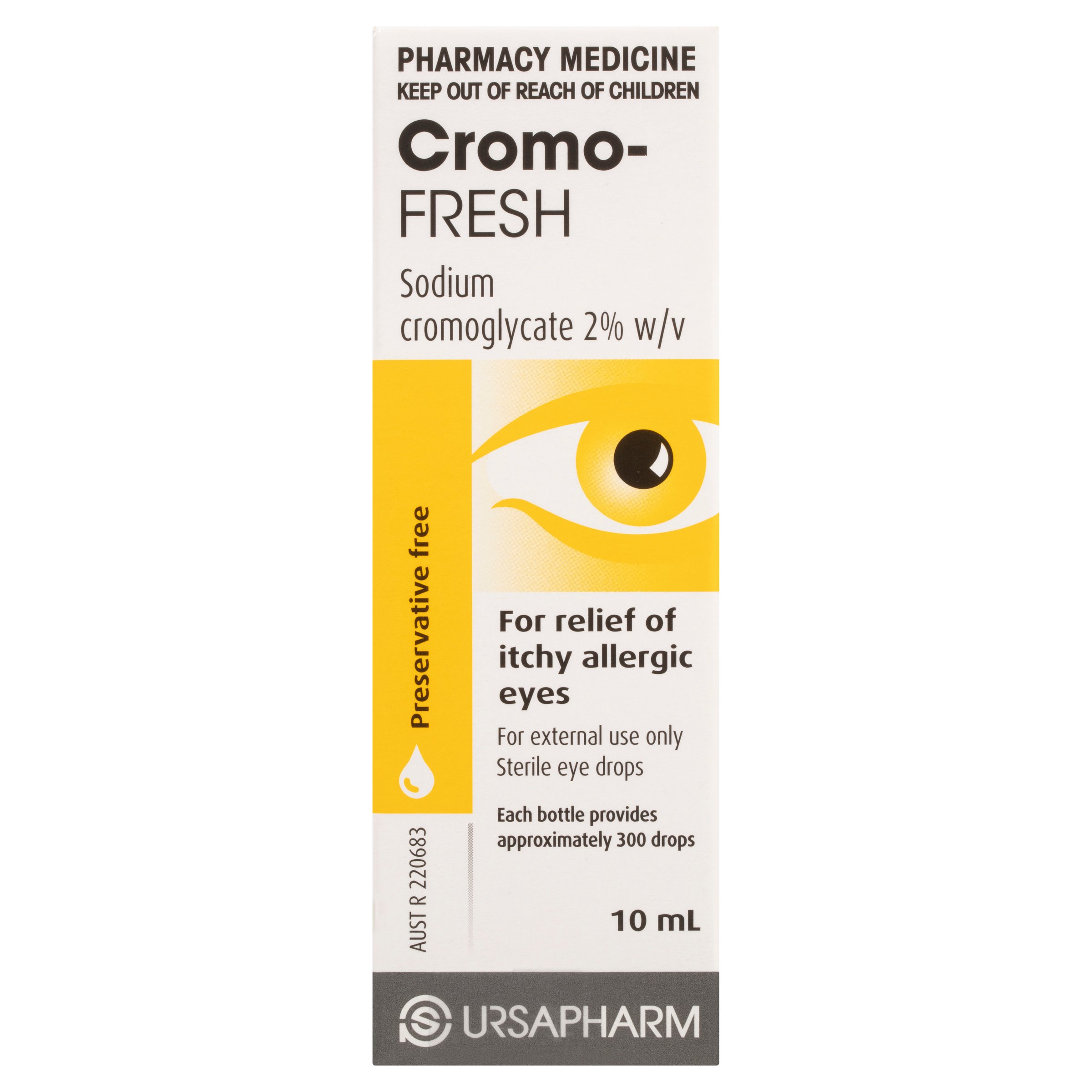Cromo-Fresh Preservative-Free Allergy Eye Drops 10ml - Image 6