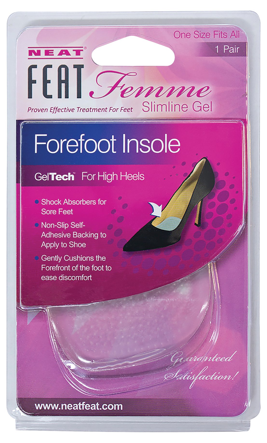 Neat Feat Gel Femme Forefoot Insole 1 pair - Image 1