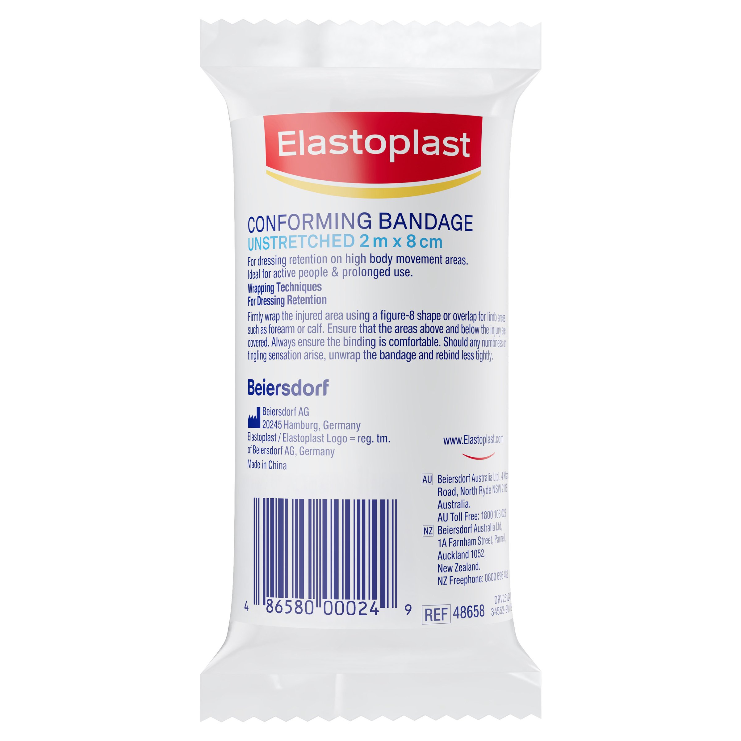Elastoplast Conforming Bandage 8cm X 2m 1 each - Image 1