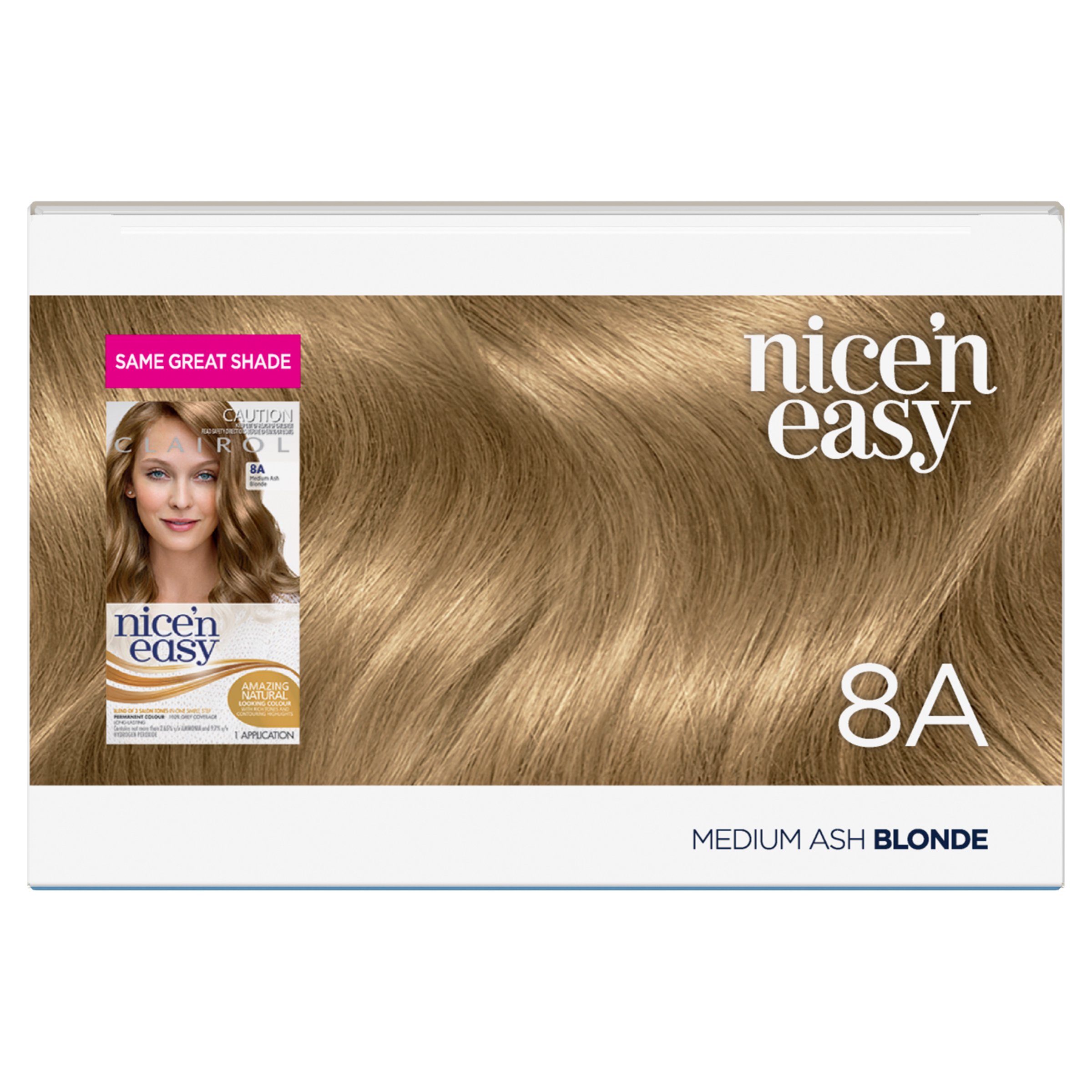 Clairol Nice'n Easy 8A Natural Medium Ash Blonde 1 pack - Image 4