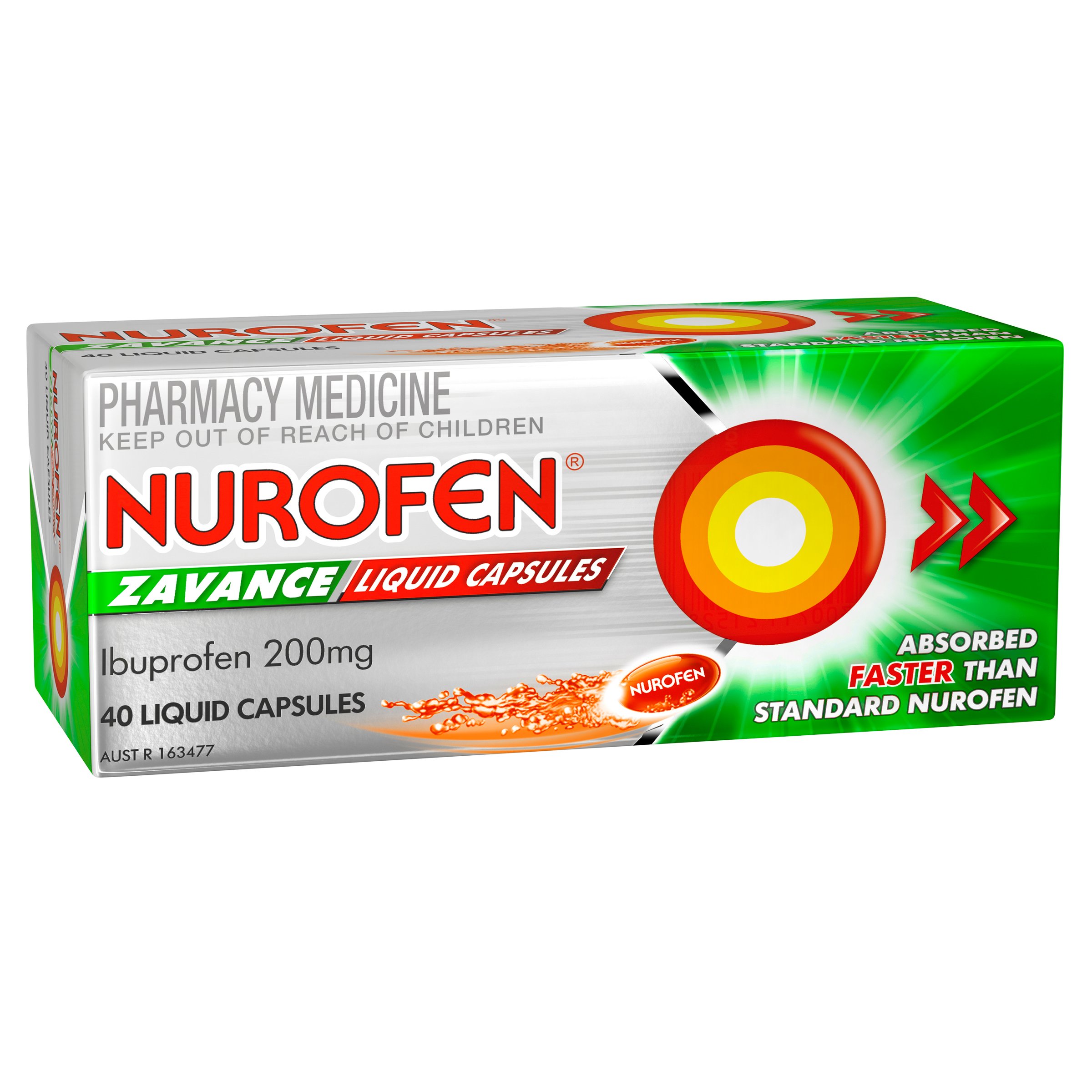 Nurofen Zavance 200mg - 40 liquid capsules - Image 13