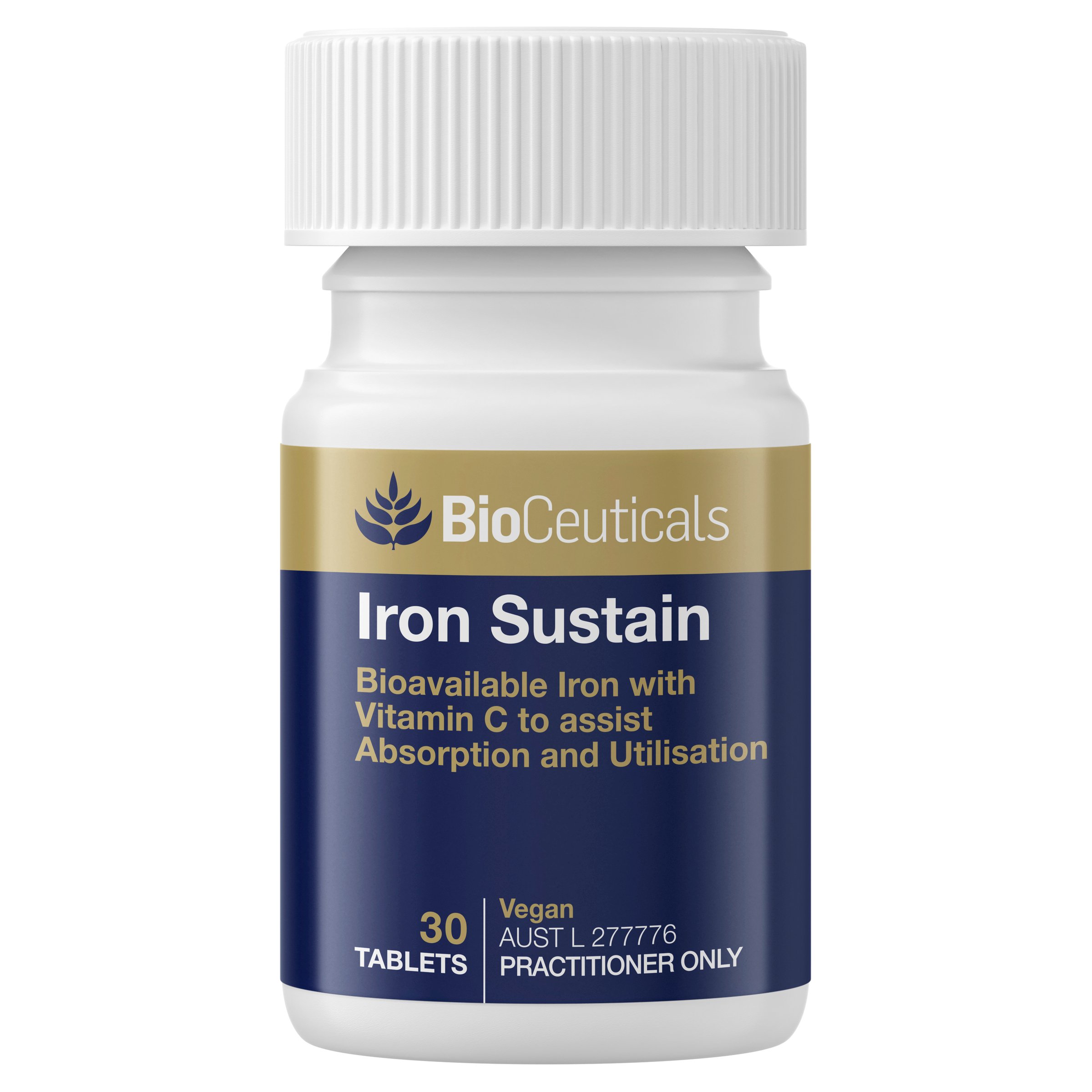 BioCeuticals Iron Sustain 30 tablets - Image 1
