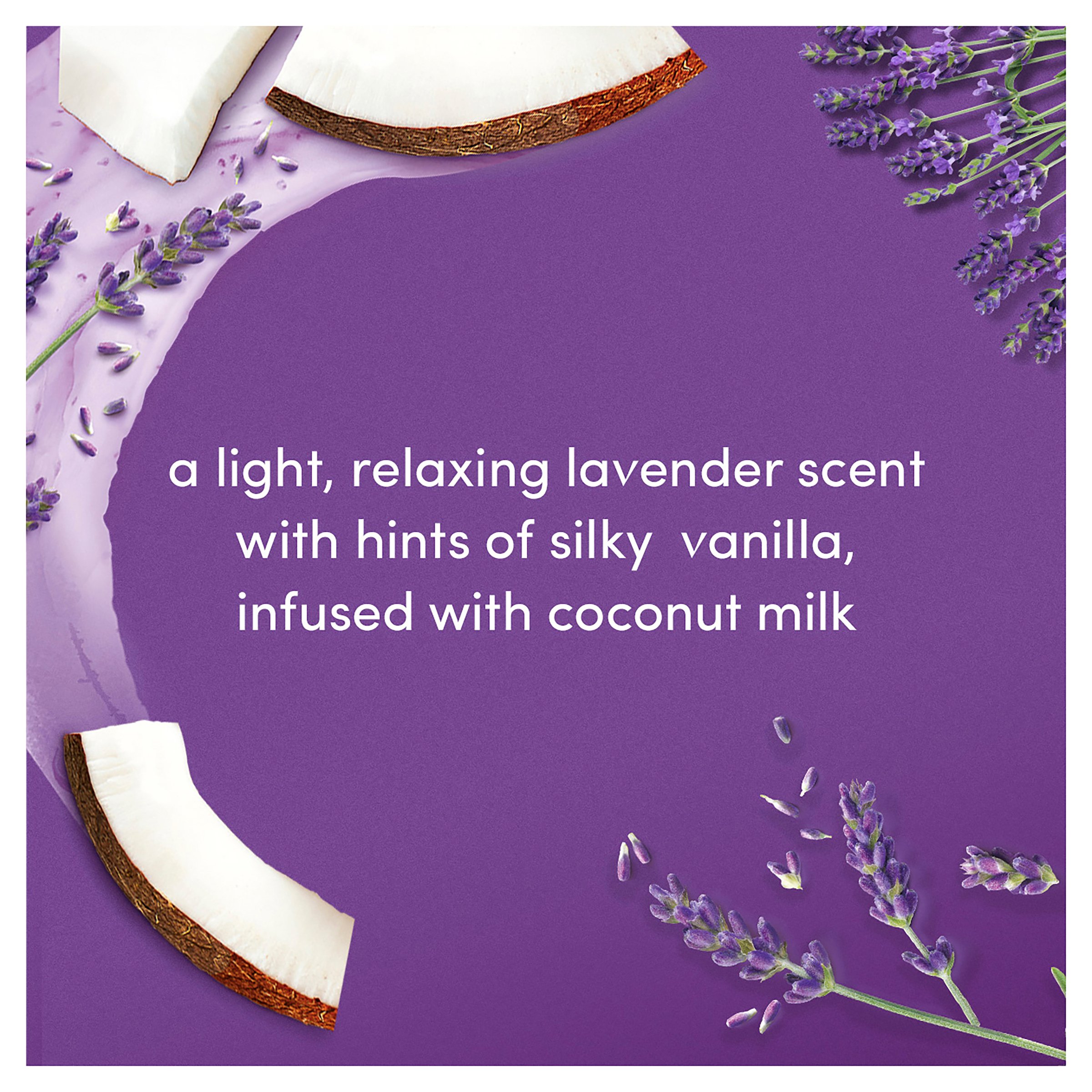 Dove Exfoliating Body Polish Crushed Lavender & Coconut Milk 298g - Image 7