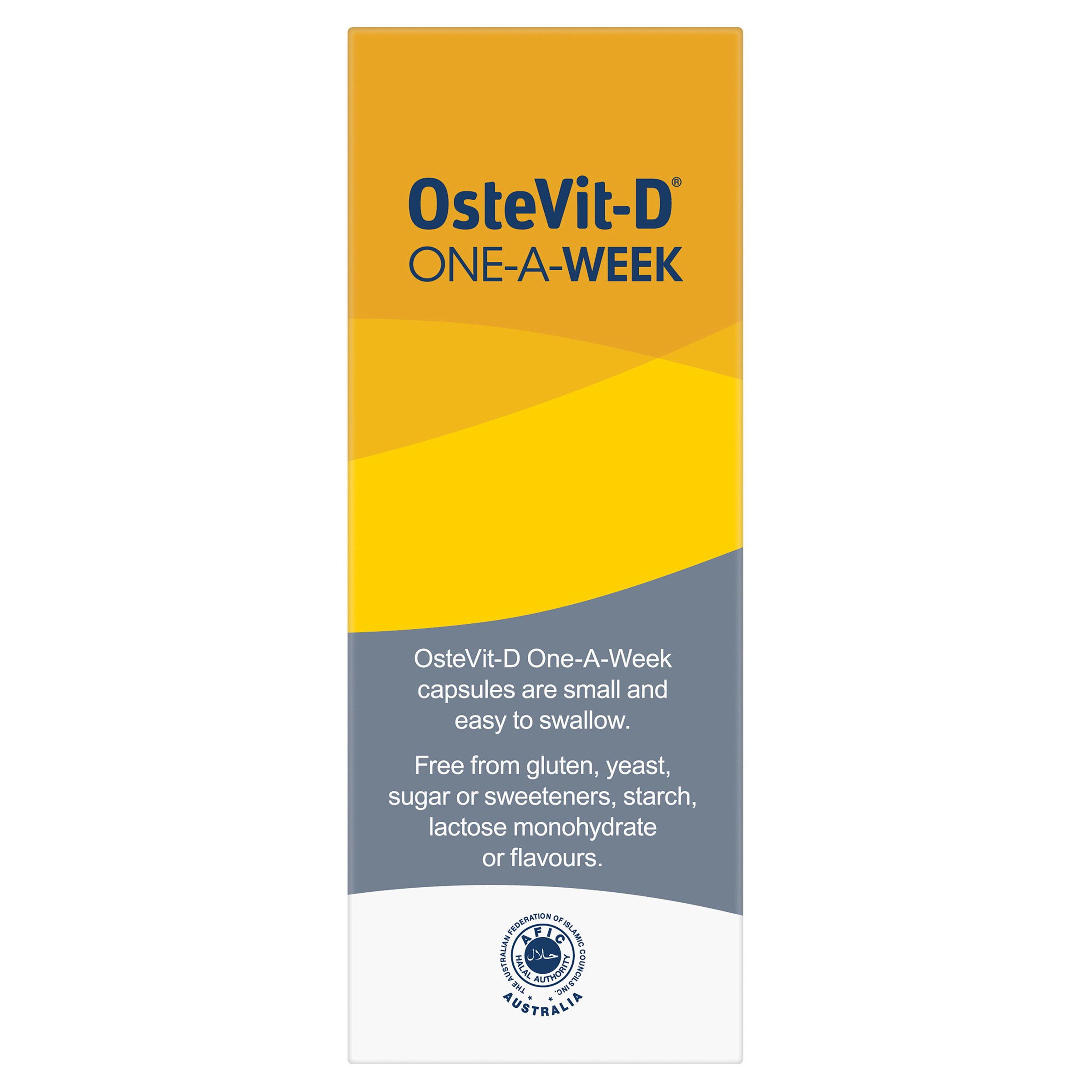 OsteVit-D One-A-Week Vitamin D3 7000IU - 30 capsules - Image 3