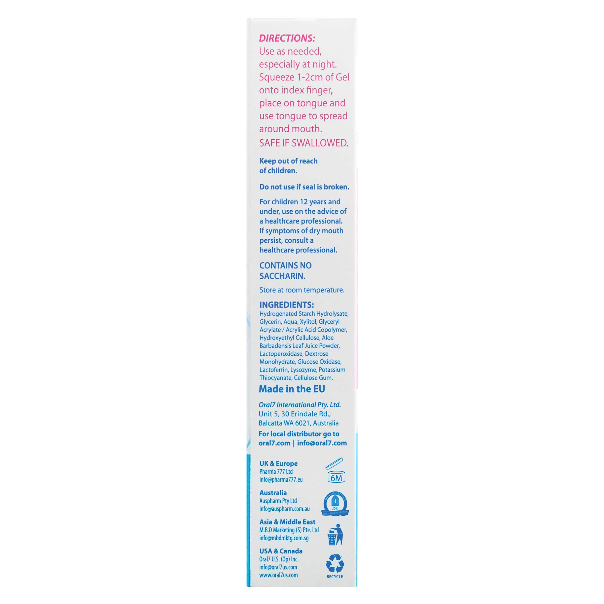 Oral7 Dry Mouth Gel 50g - Image 3