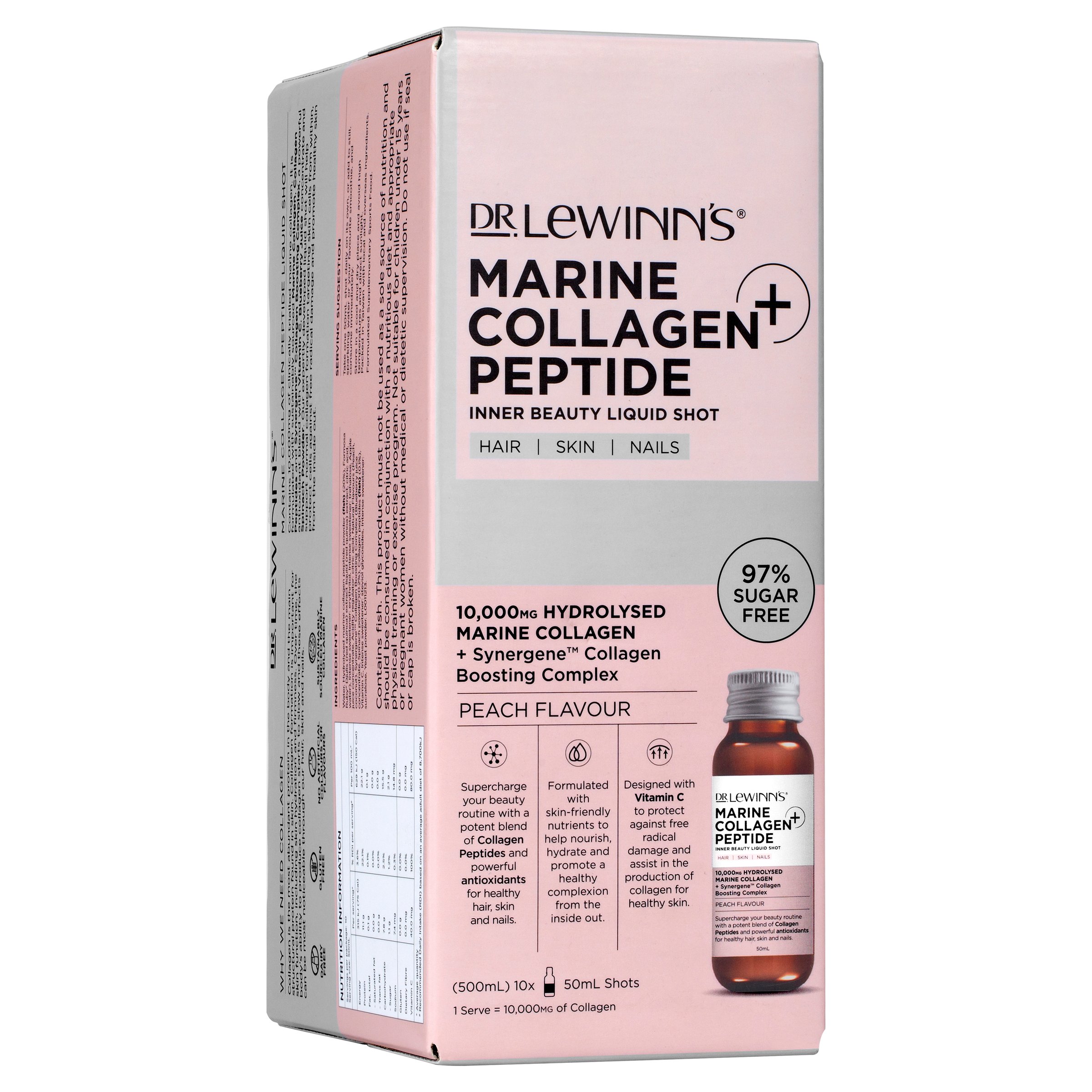 Dr. LeWinn's Inner Beauty Marin Coll Pep Liq 10X50ml - Image 9