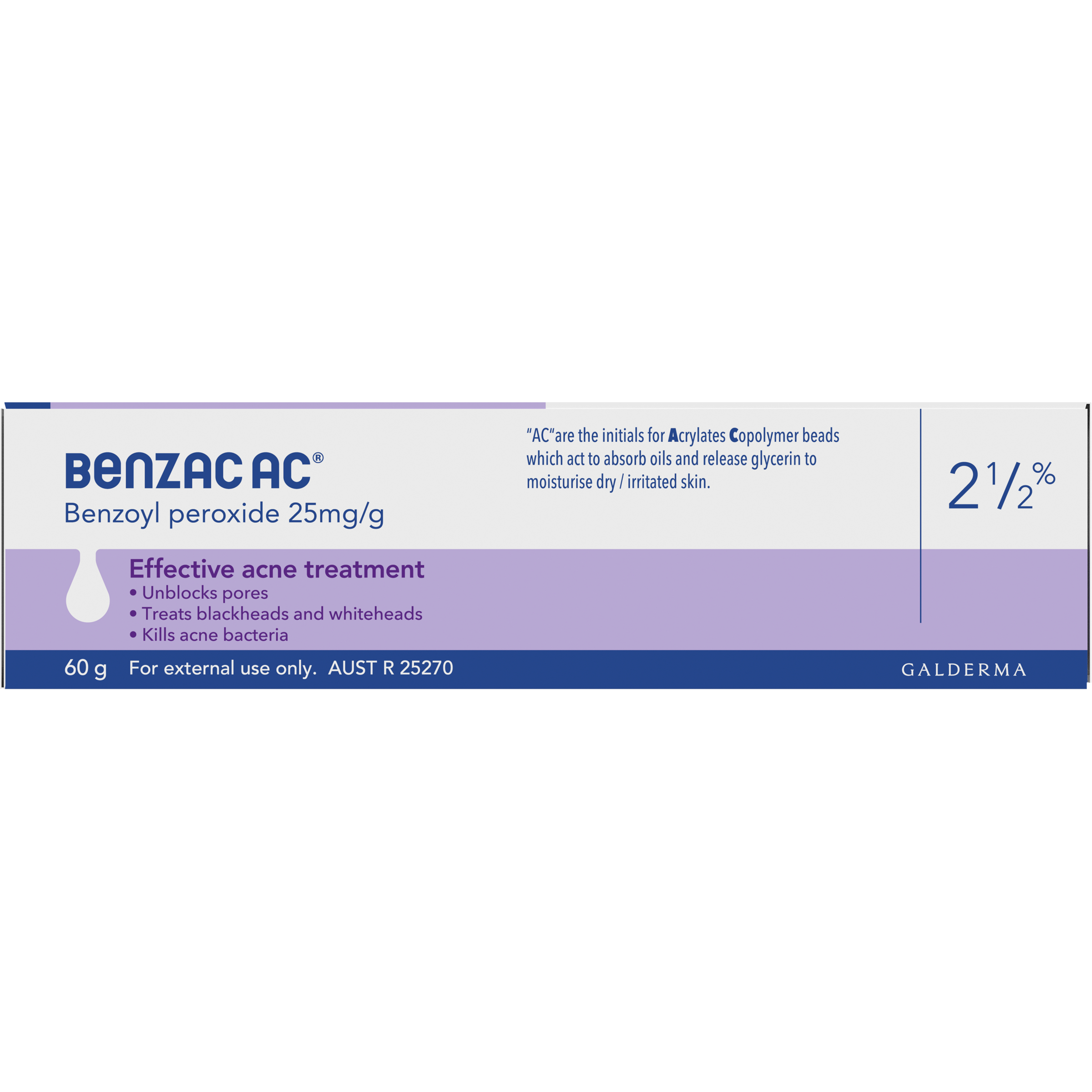 Benzac AC Gel 2.5% - 60g - Image 4