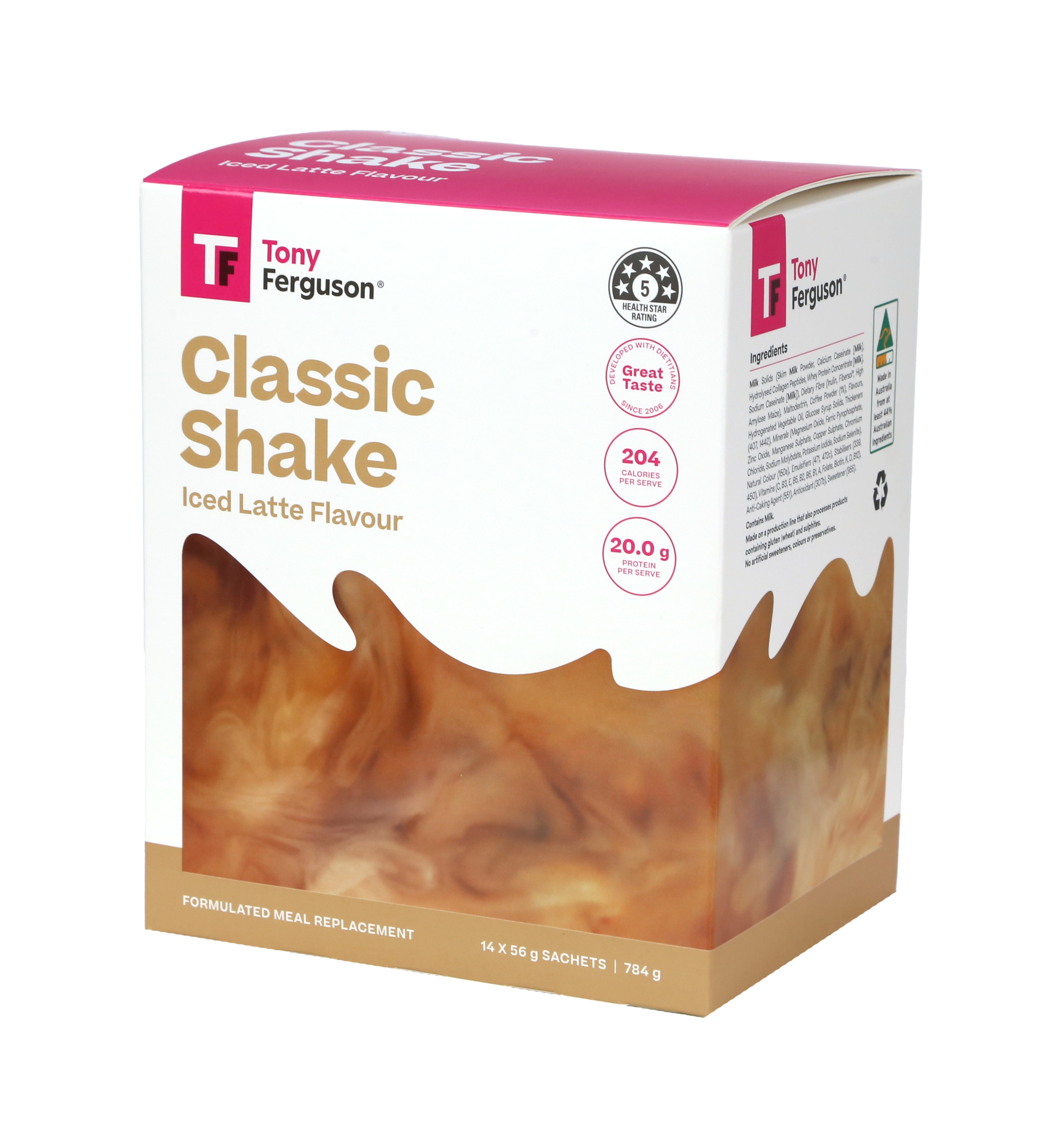 Tony Ferguson Classic Shake Iced Latte 14 pack - Image 2