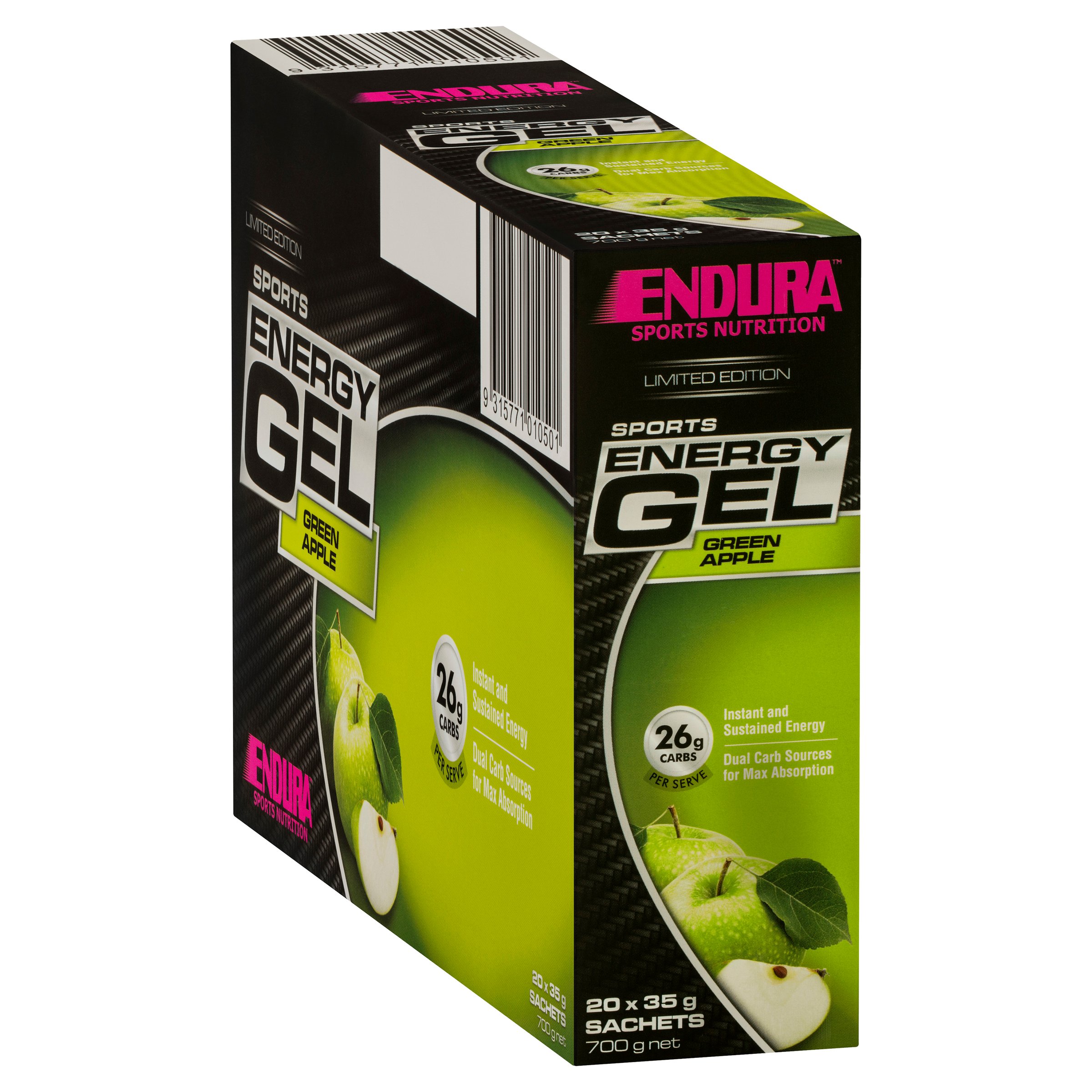 Endura Sports Energy Gel Green Apple 35g - Image 6