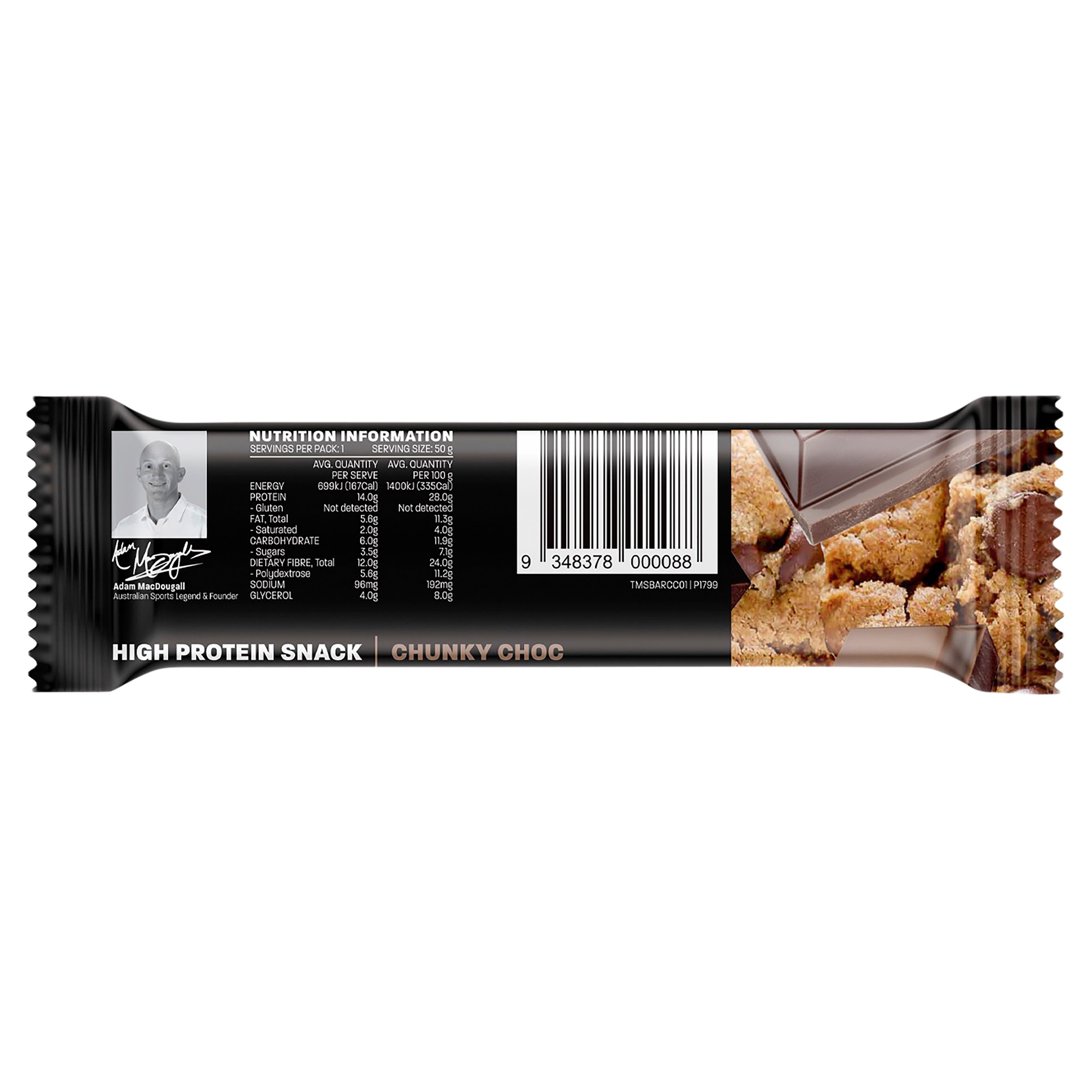 The Man Bar Chunky Choc 50g - Image 2