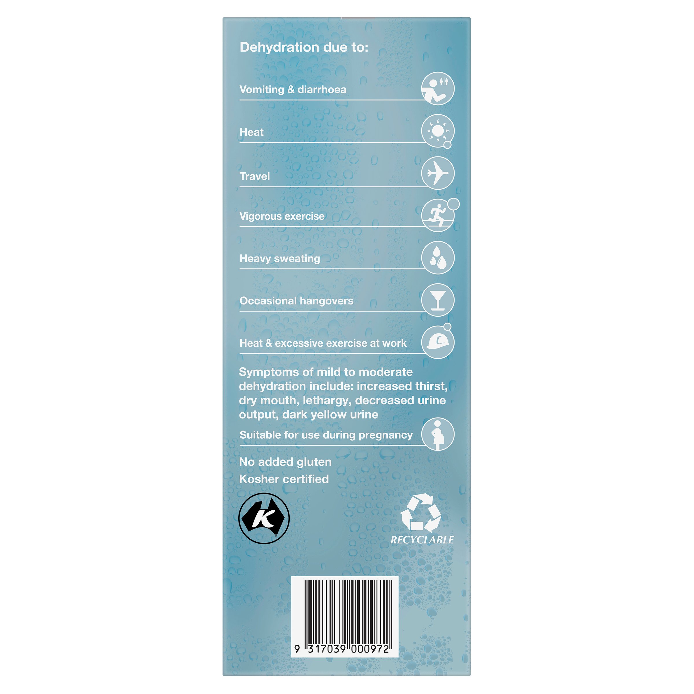 Hydralyte Ice Block Colour Free Lemonade Flavoured 16 pack - Image 3