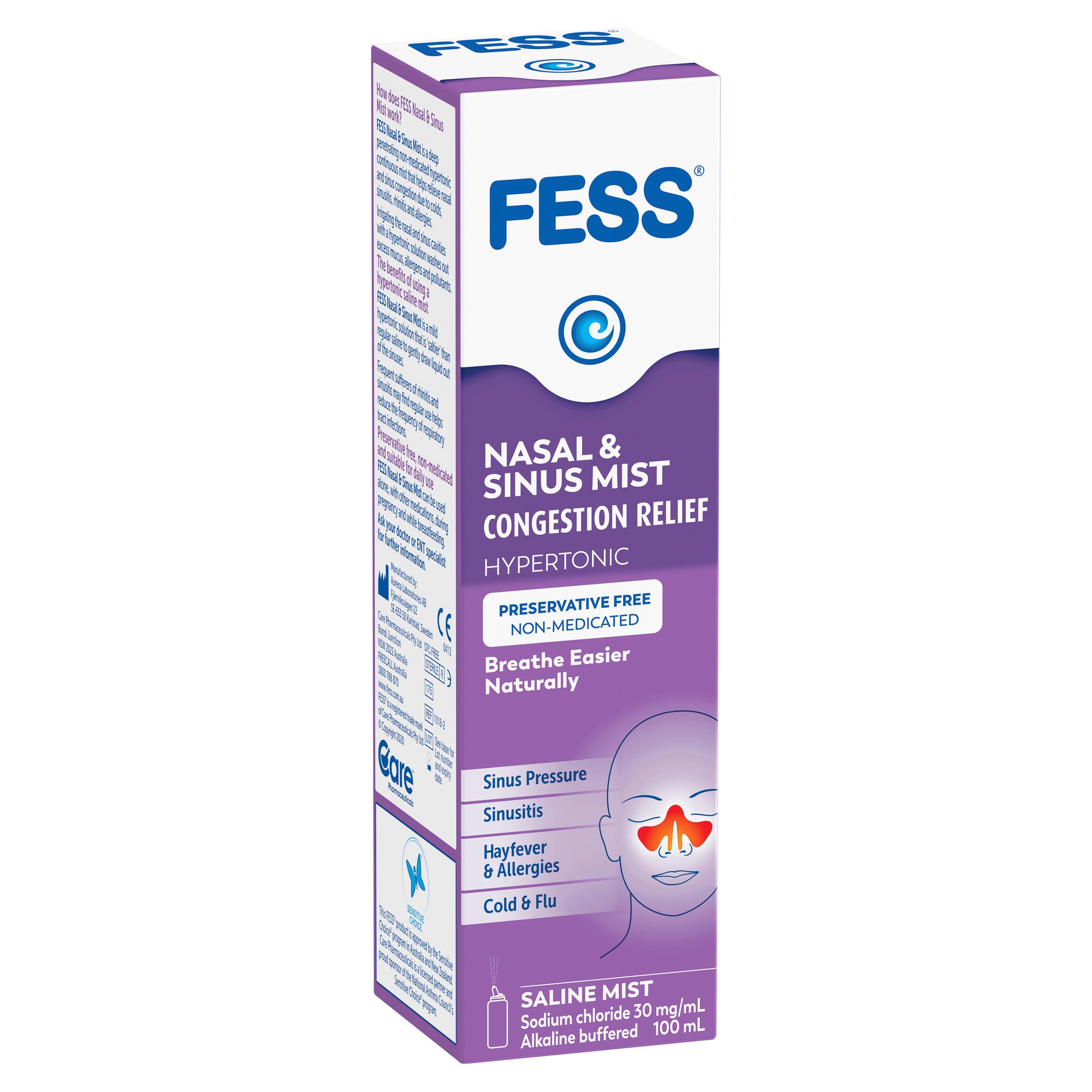 Fess Sinu-Cleanse Nasal Irrigation Spray 100ml - Image 14