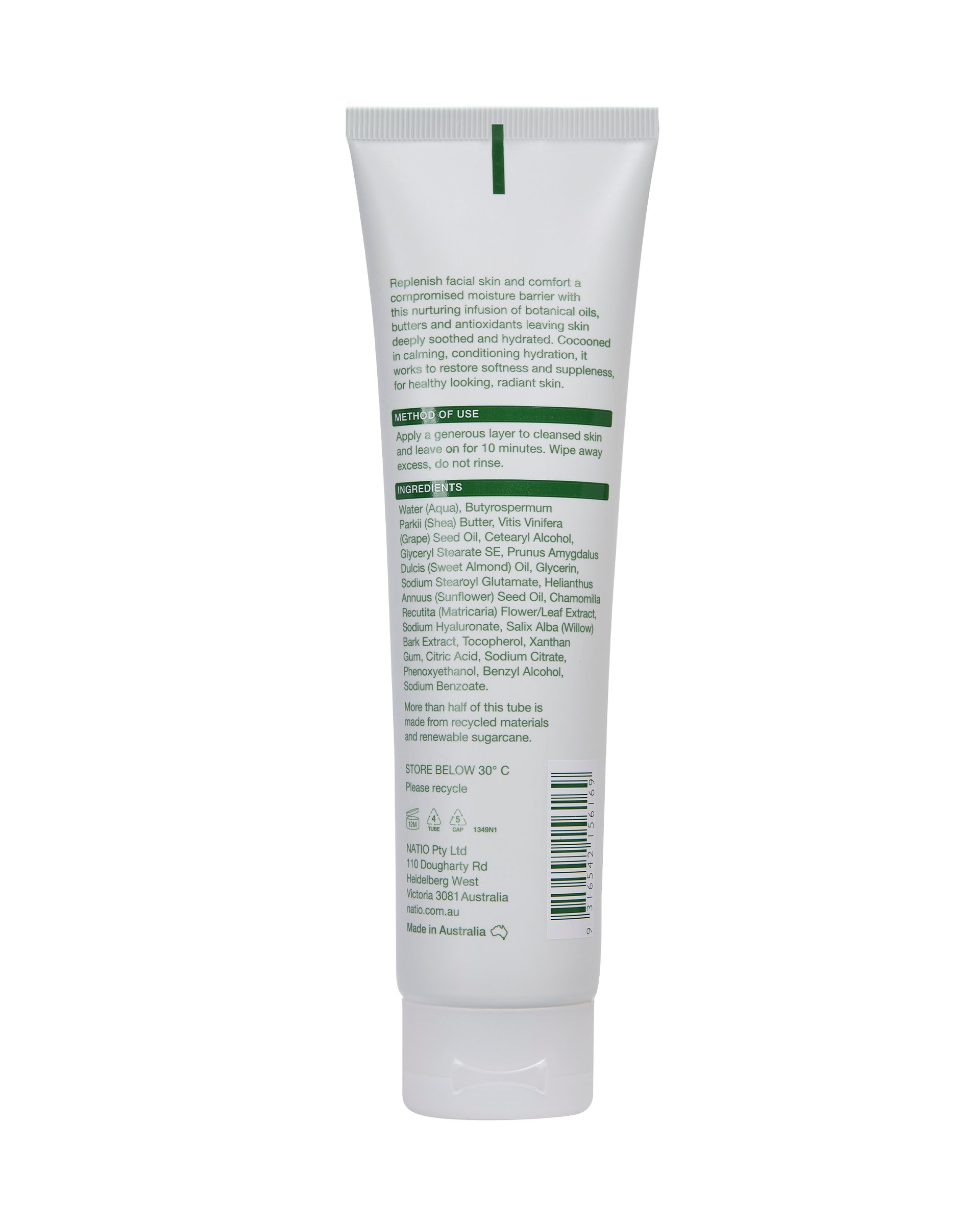 Natio Calm Intensive Hydration Recovery Mask 100g - Image 2