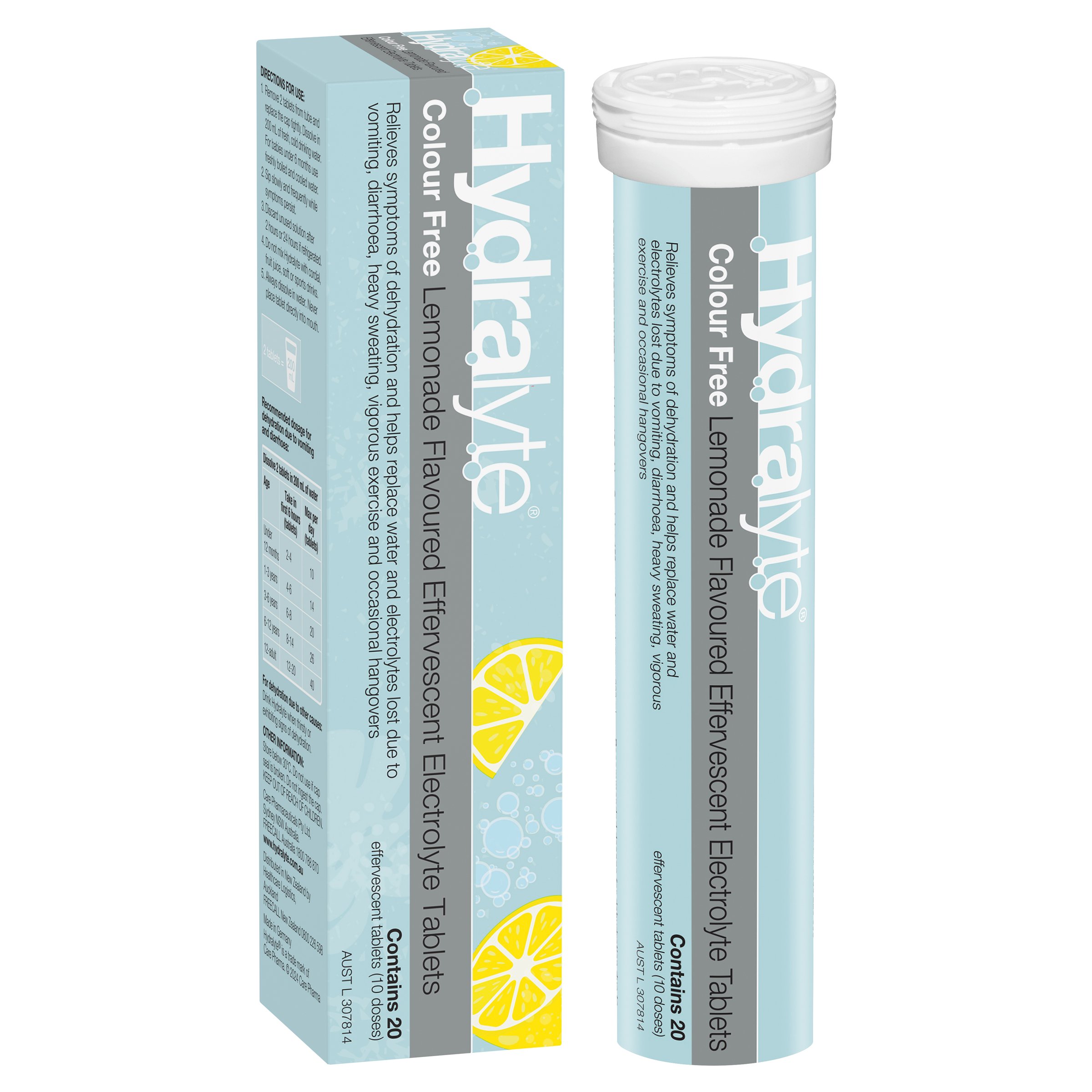 Hydralyte Effervescent Lemonade 20 tablets - Image 14