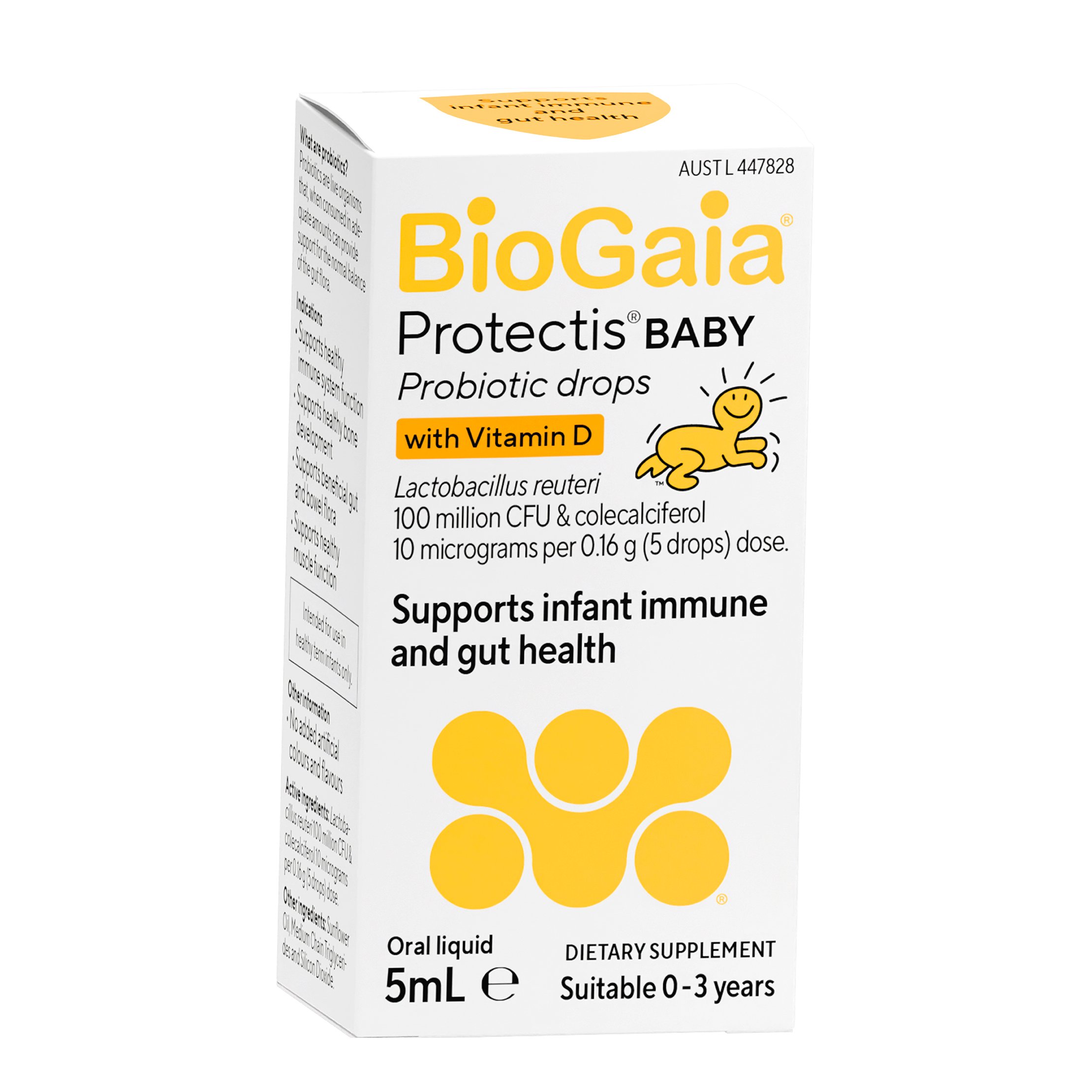 BioGaia Protectis Baby Probiotic Drops With Vitamin D 5ml - Image 7