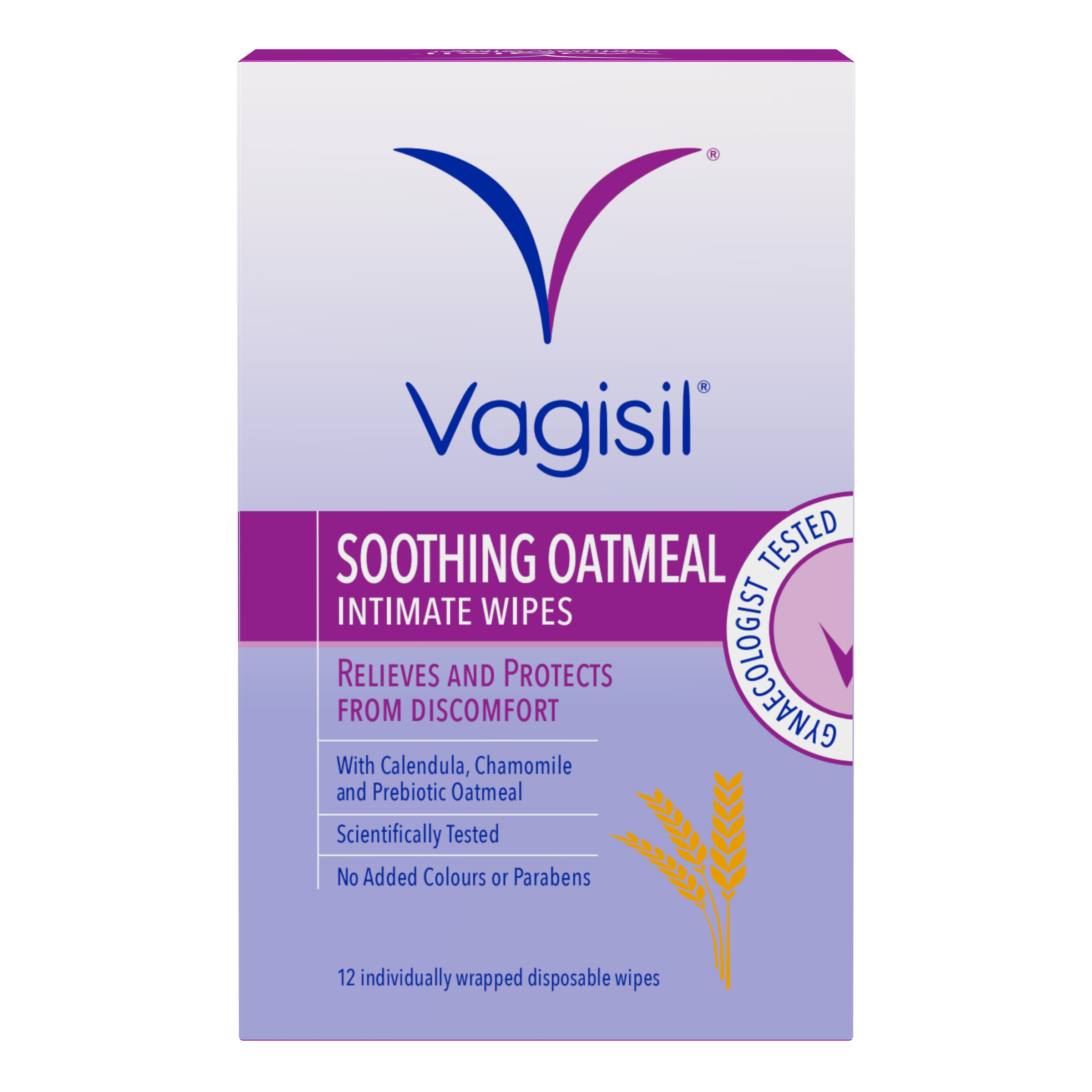 Vagisil Soothing Oatmeal Wipes 12pk - Image 4