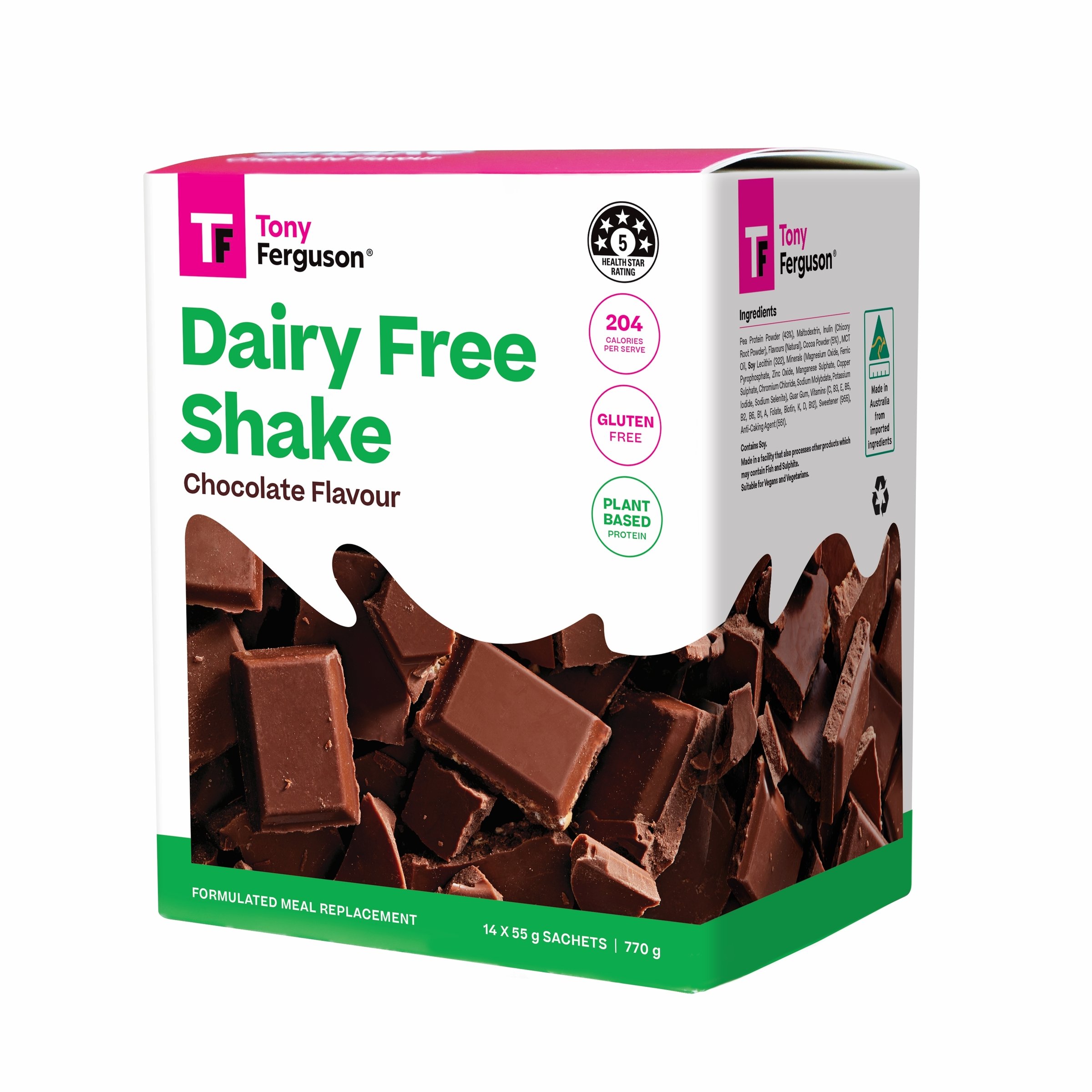 Tony Ferguson Dairy Free Chocolate 770g - 14 pack - Image 2