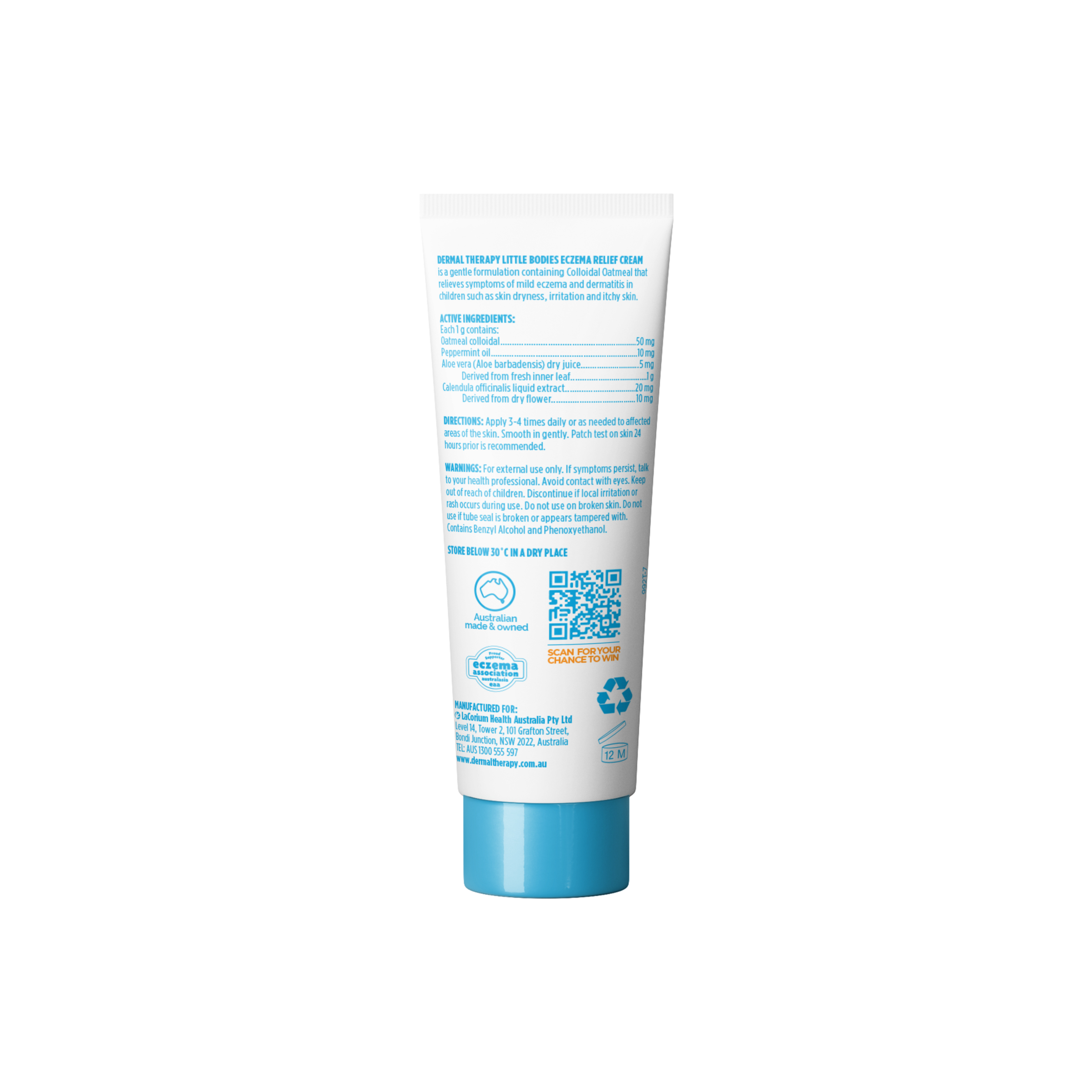 Dermal Therapy Little Bodies Eczema Relief Cream Tube 56g - Image 6