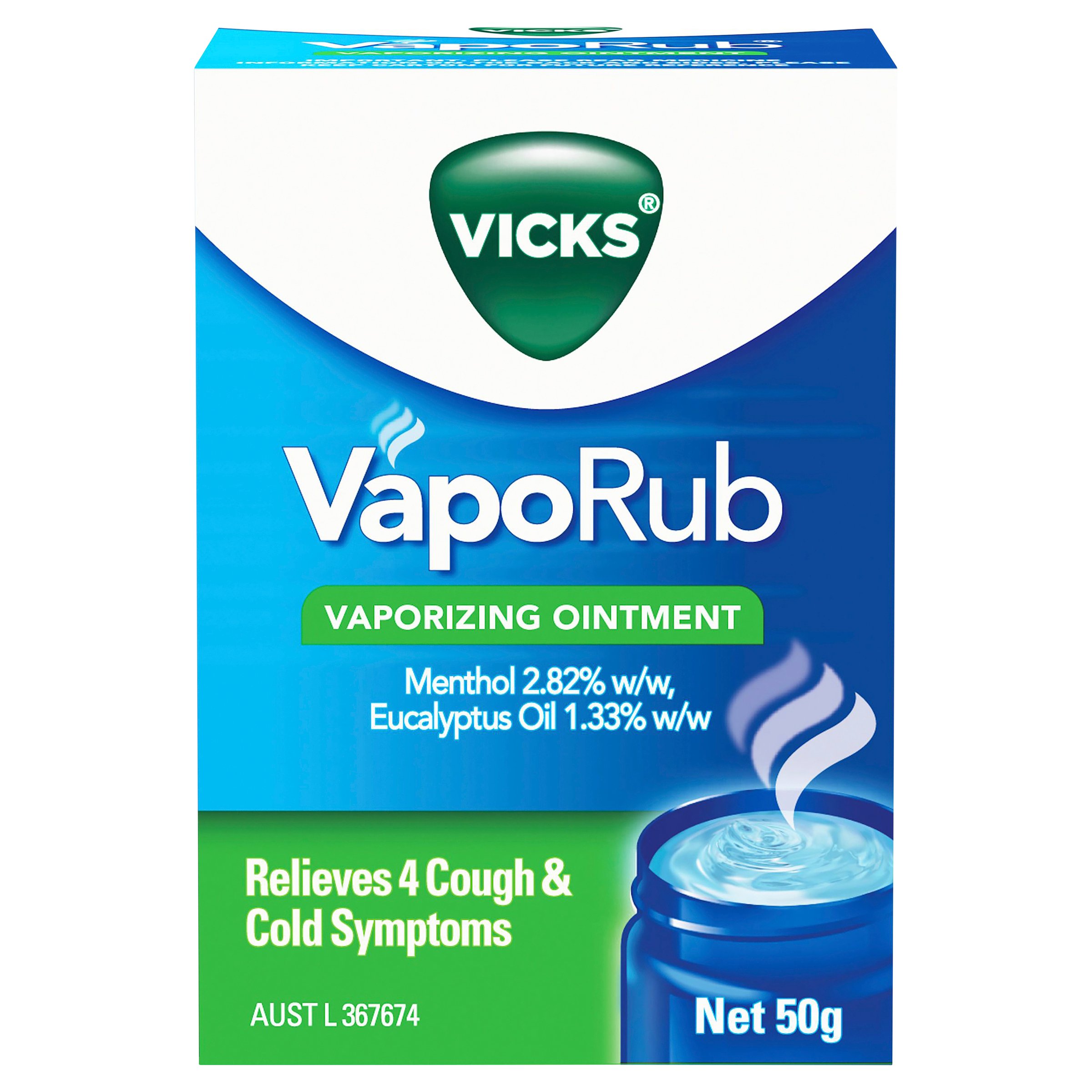 Vicks VapoRub Vaporizing Ointment 50g - Image 1