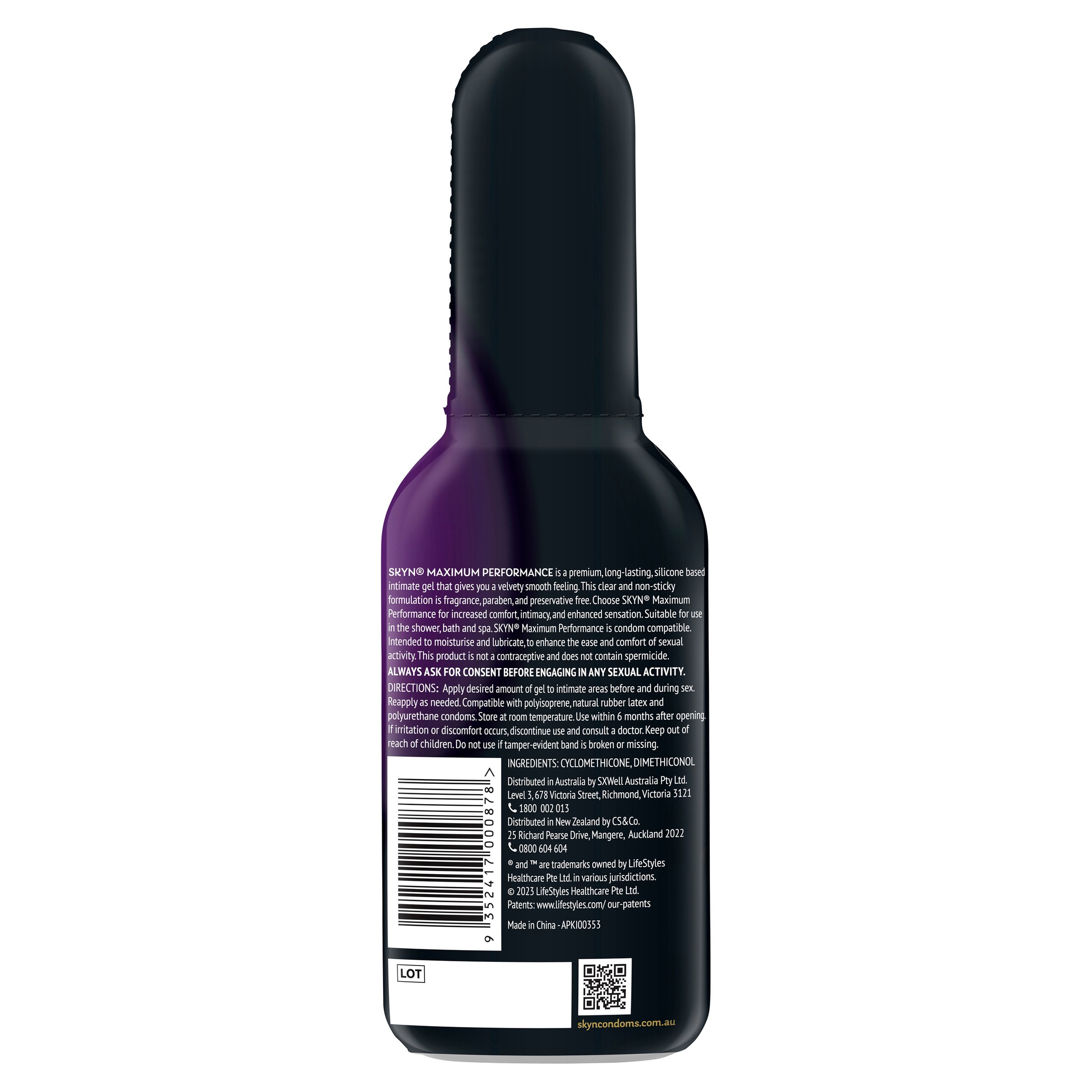 Skyn Maximum Performance Lubricant 80ml - Image 2