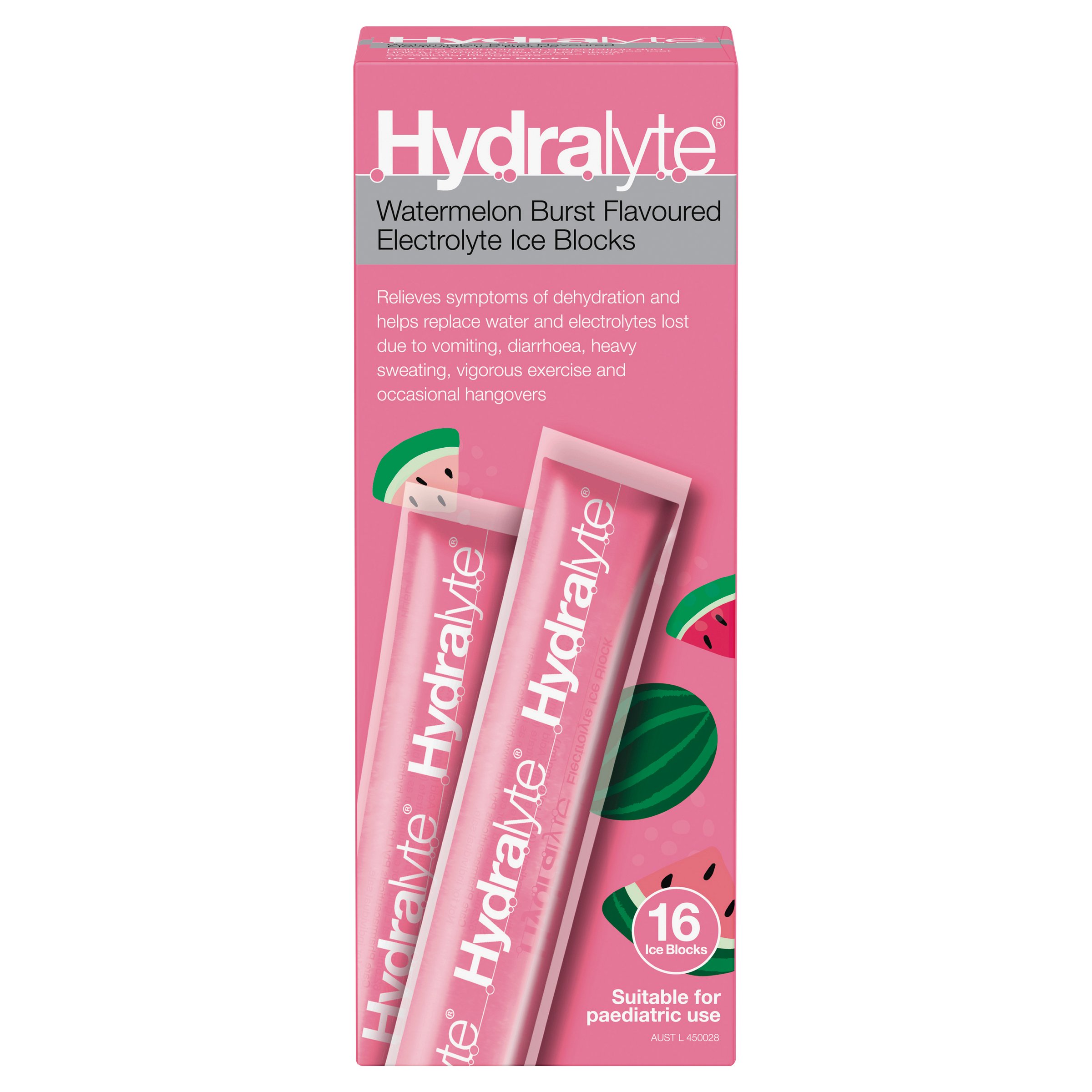 Hydralyte Ice Block Watermelon Burst 16 pack - Image 1