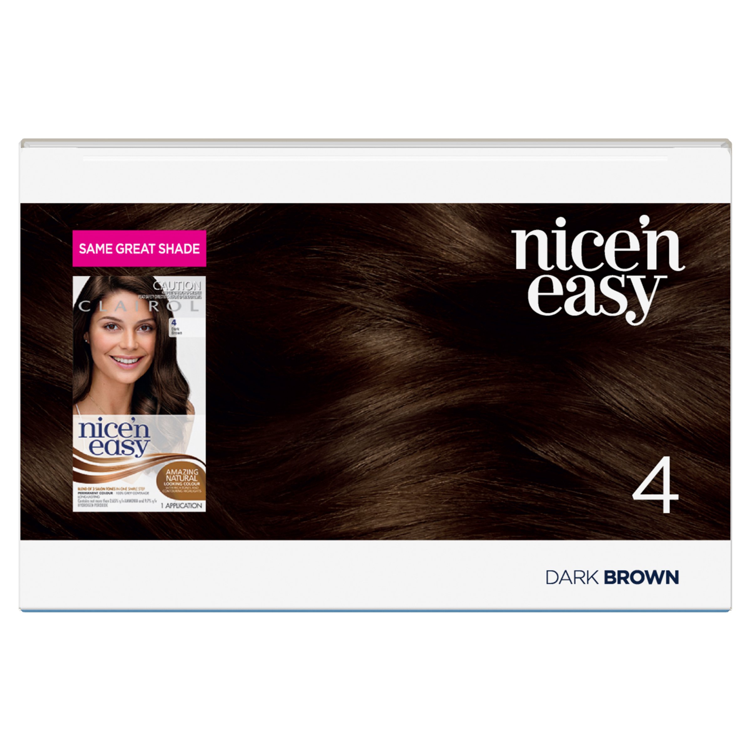 Clairol Nice'n Easy 4 Natural Dark Brown 1 pack - Image 5