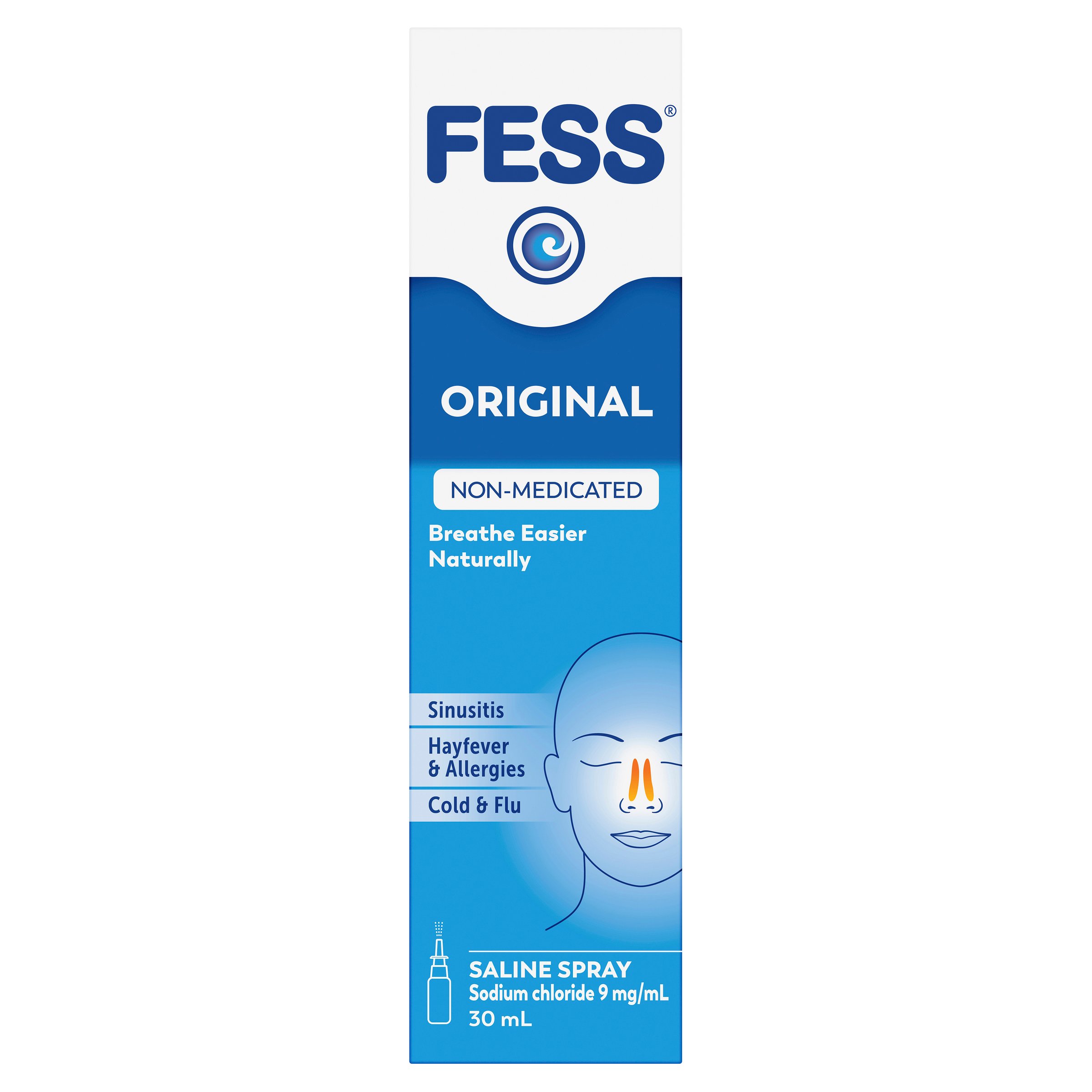 Fess Saline Nasal Spray 30ml - Image 11
