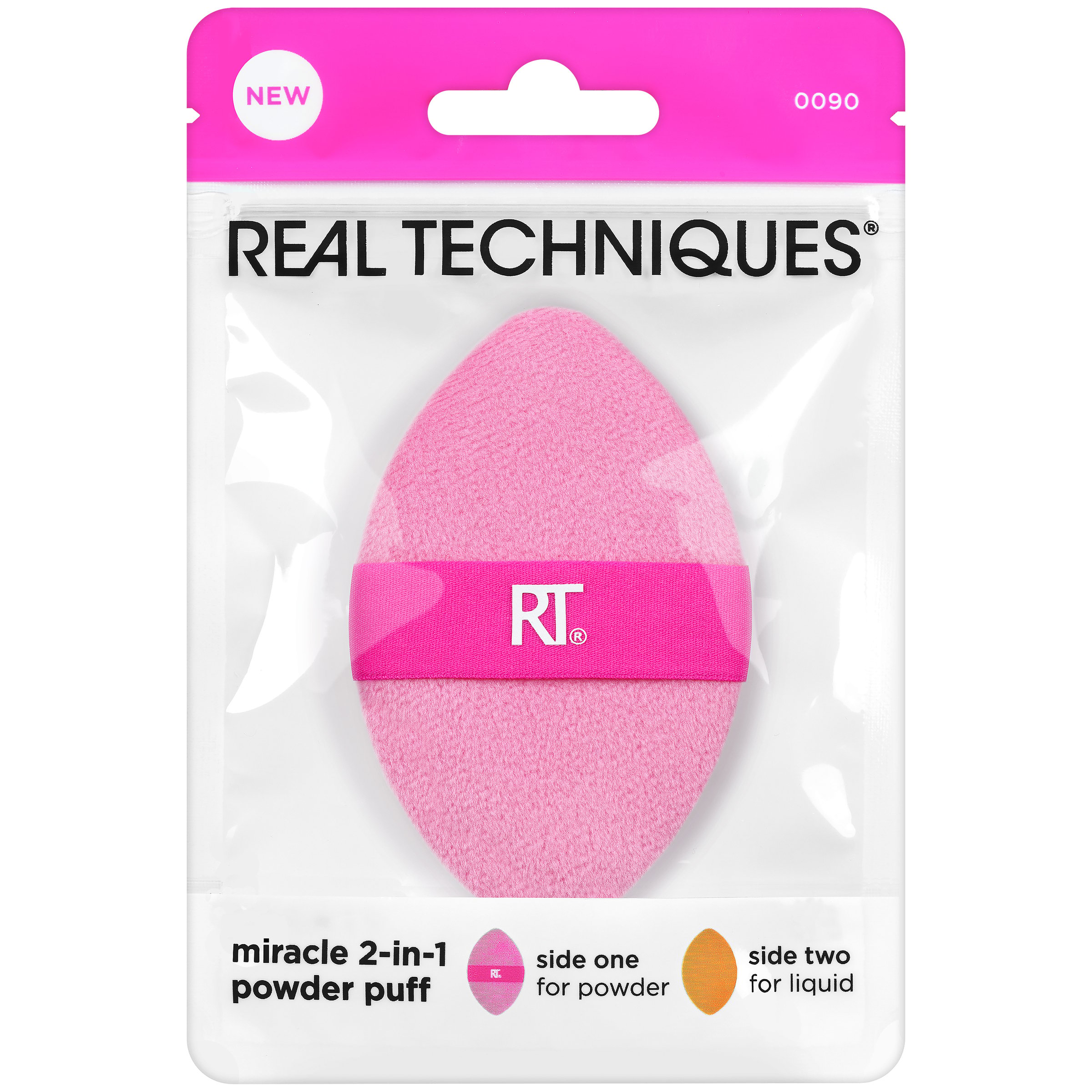 Real Techniques Miracle 2 In 1 Powder Puff 100090 - 1 each - Image 1