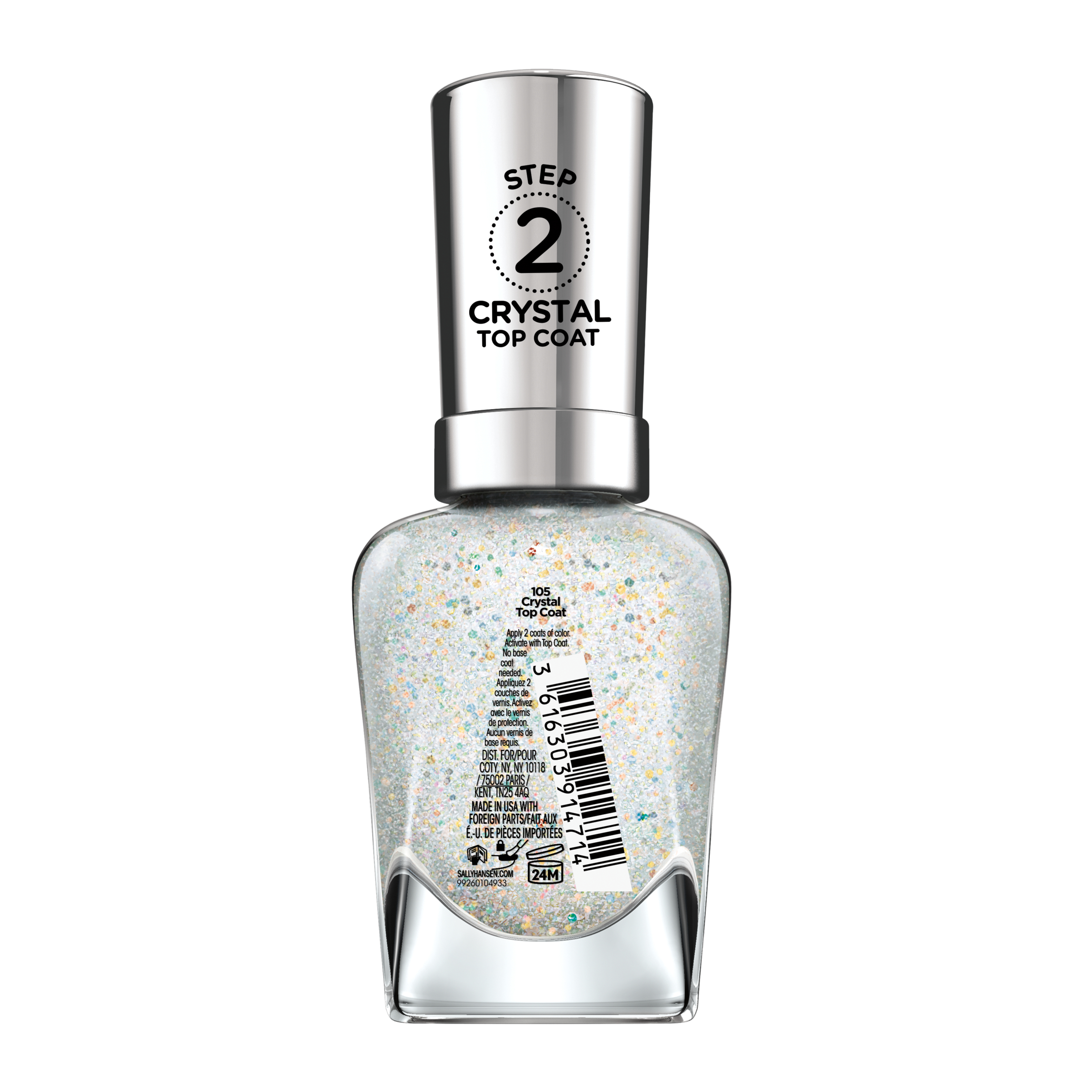 Sally Hansen Miracle Gel Crystal Top Coat 14.7ml - Image 2