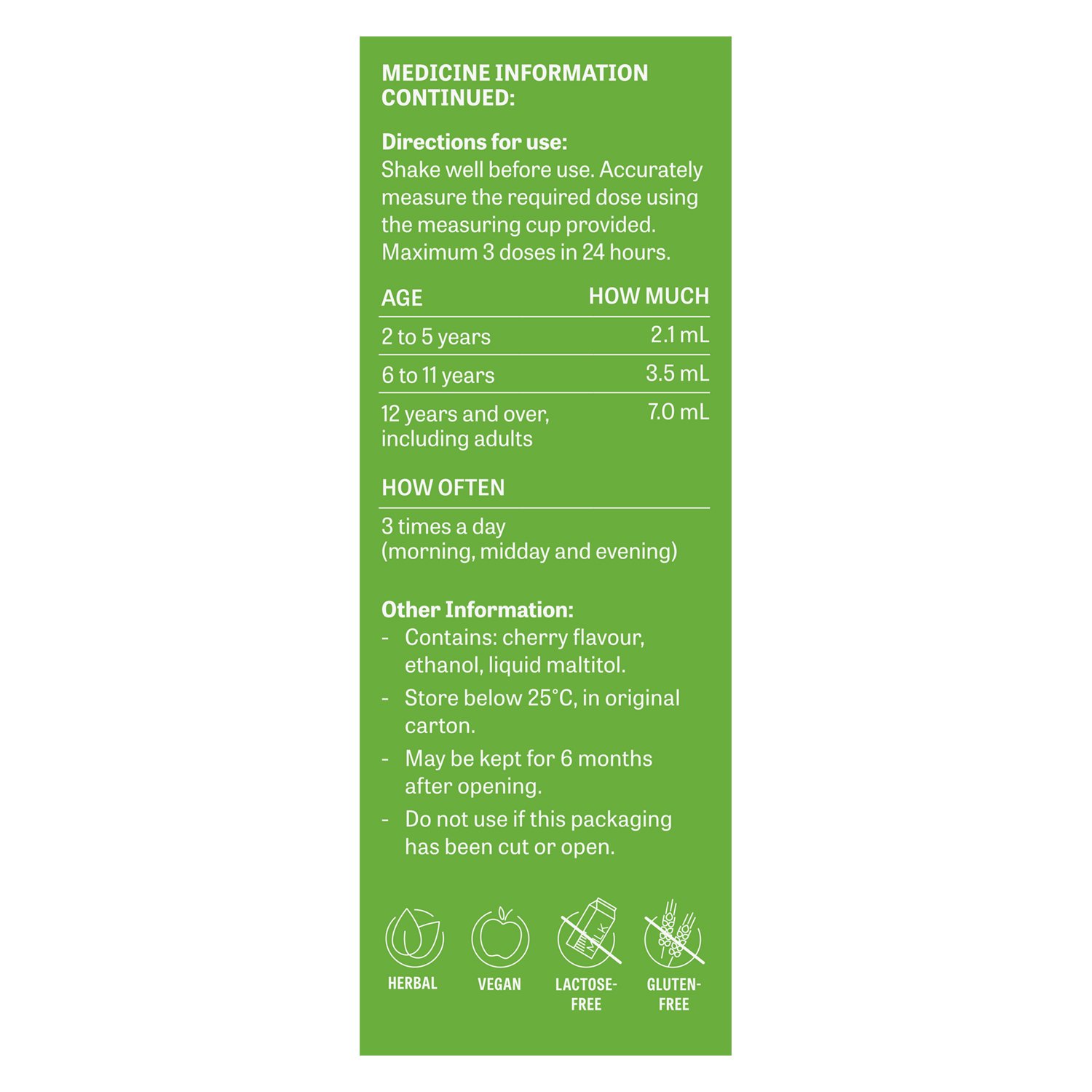Sinupret Syrup Kids 2+ Cherry Flavour 100ml - Image 4