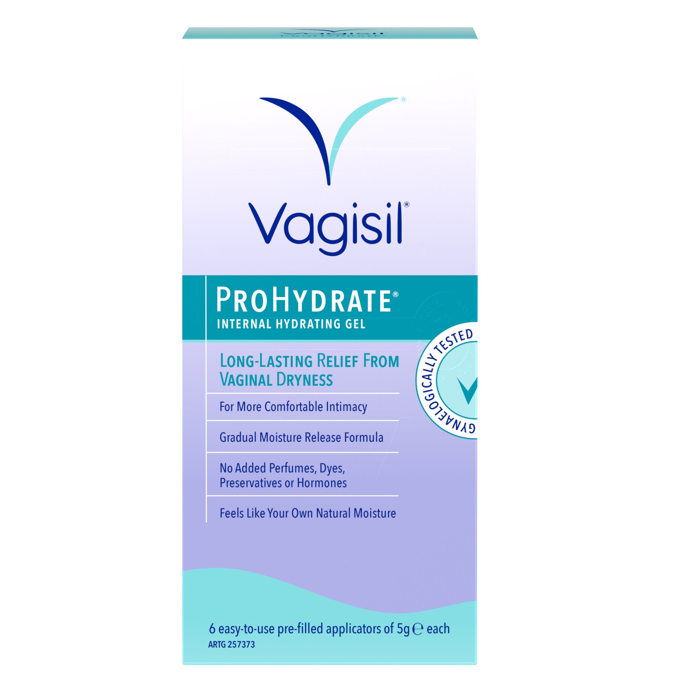 Vagisil ProHydrate Internal Hydrating Gel 5g - 6 pack - Image 1