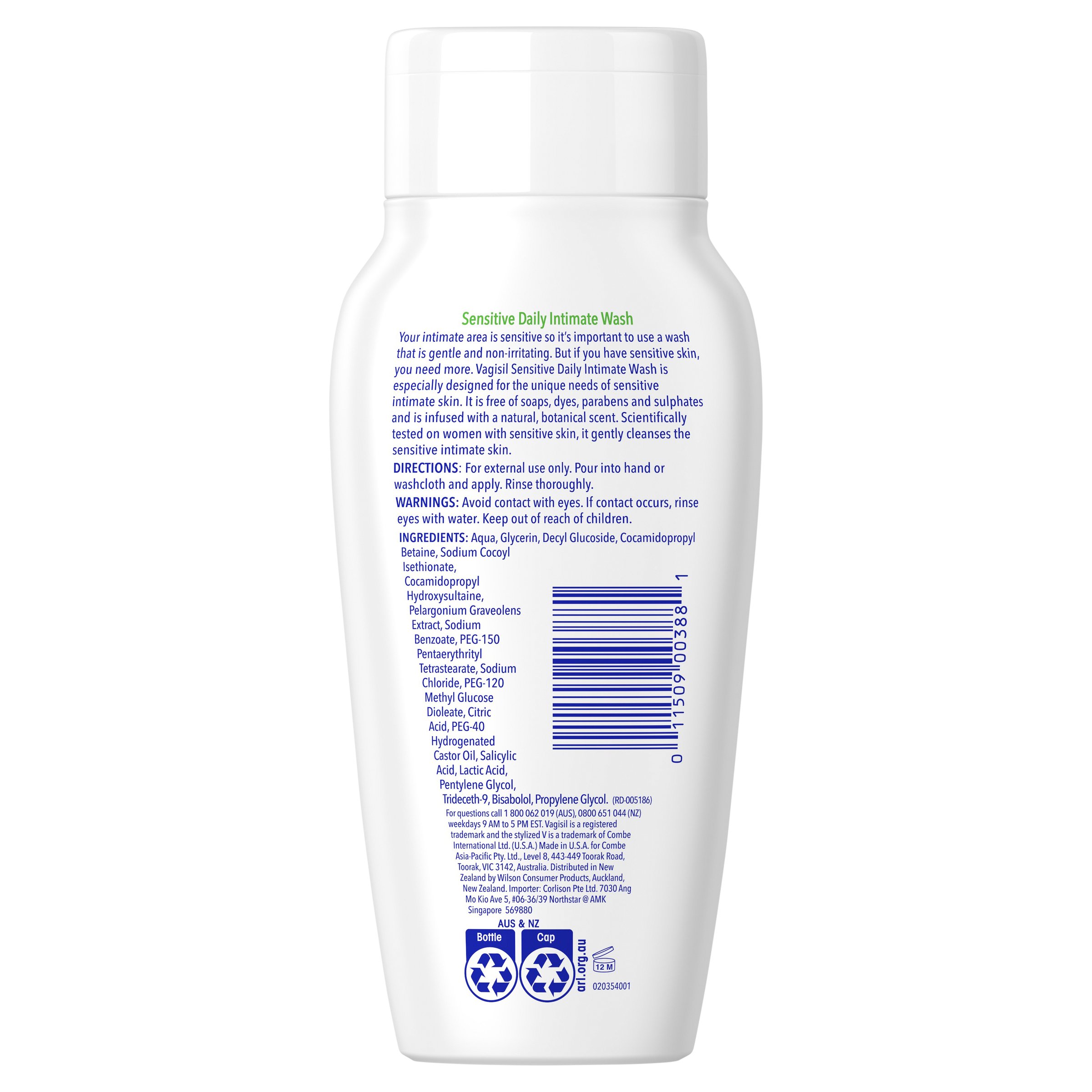 Vagisil Intimate Wash Sensitive 240ml - Image 2