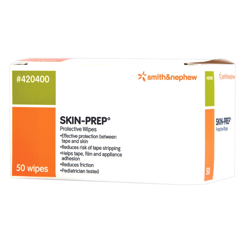 Skin-Prep Protective Wipes 50 pack - Image 1