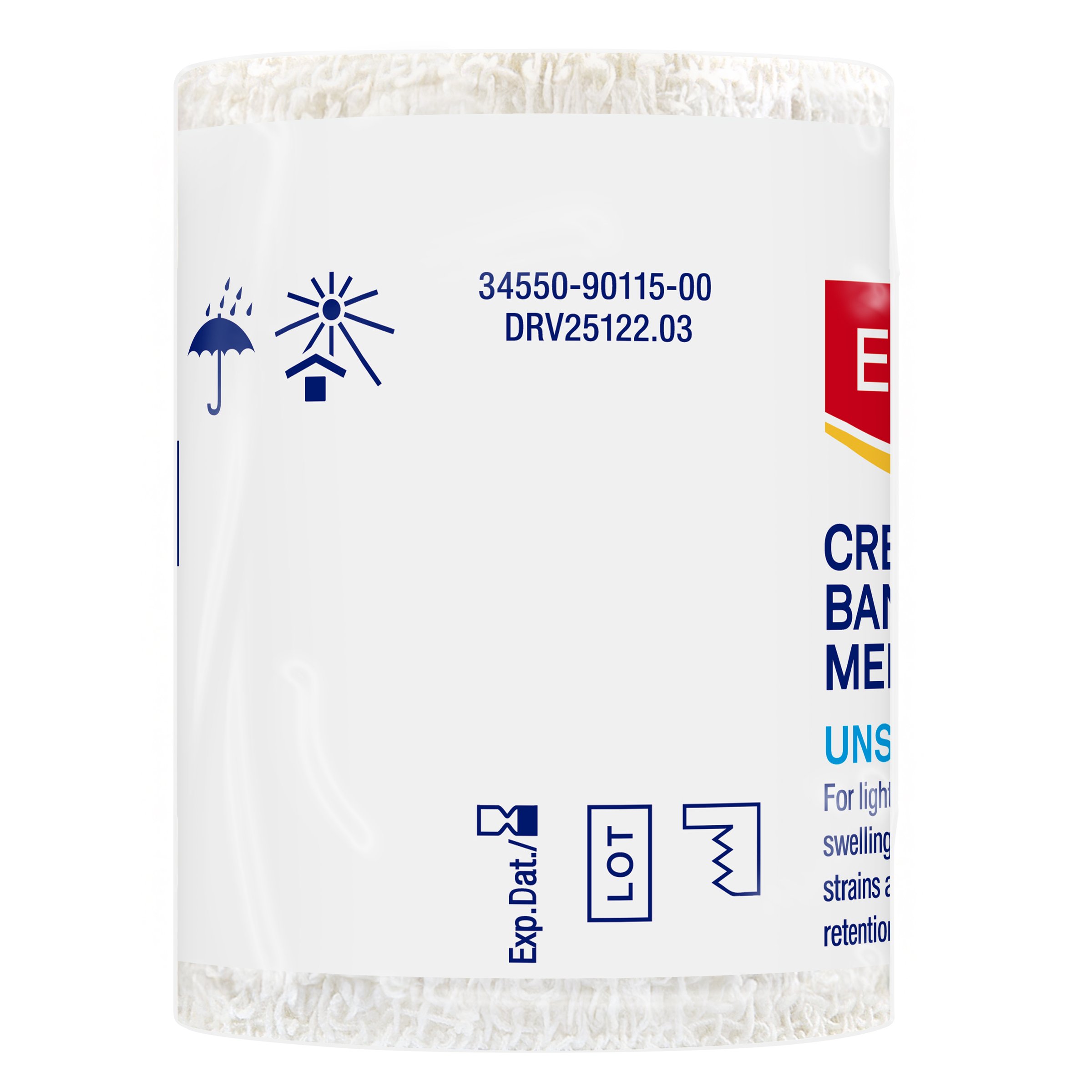 Elastoplast Crepe Bandage Medium Weight 5cm X 1.6m White - 1 roll - Image 5