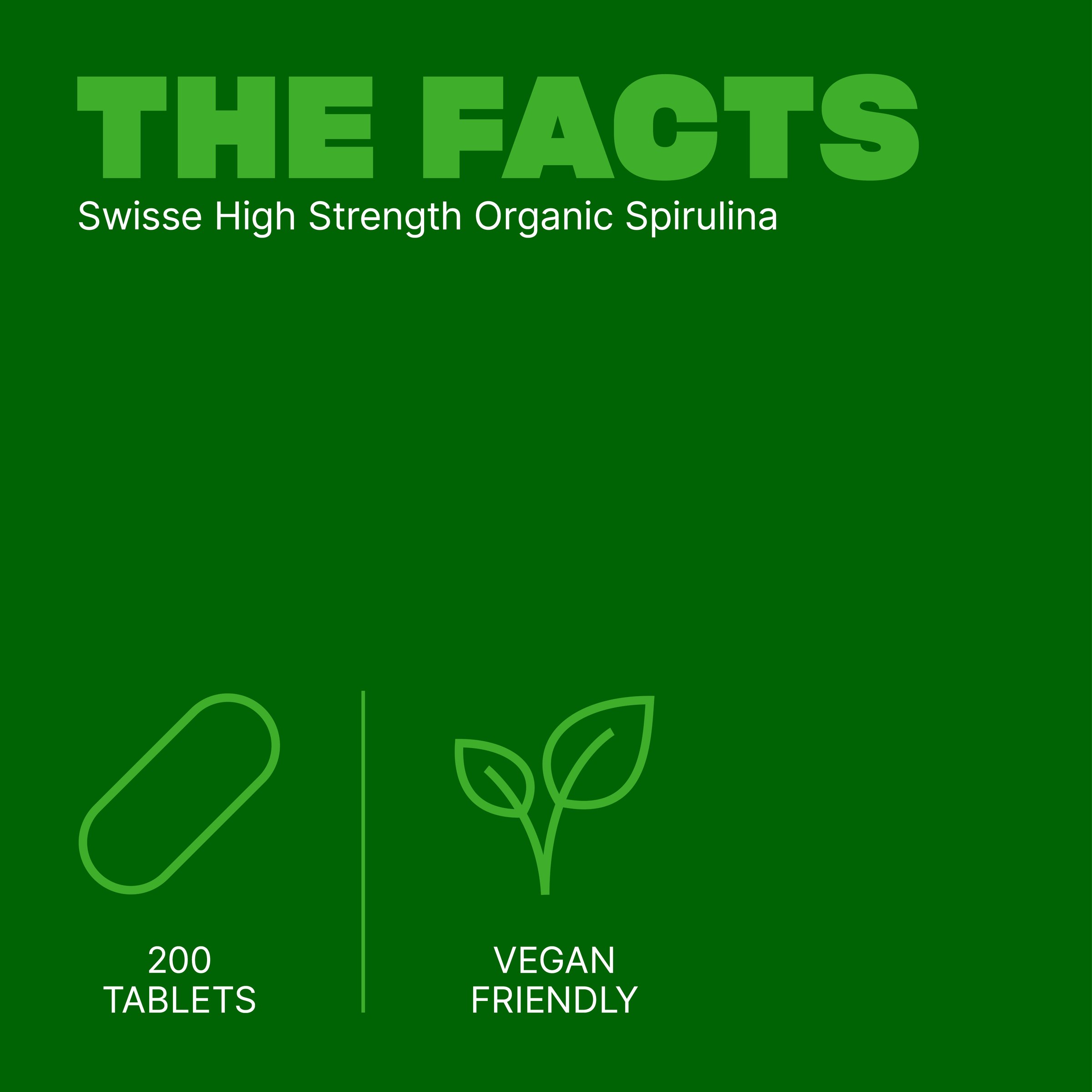 Swisse Ultiboost High Strength Organic Spirulina 200 tablets - Image 5