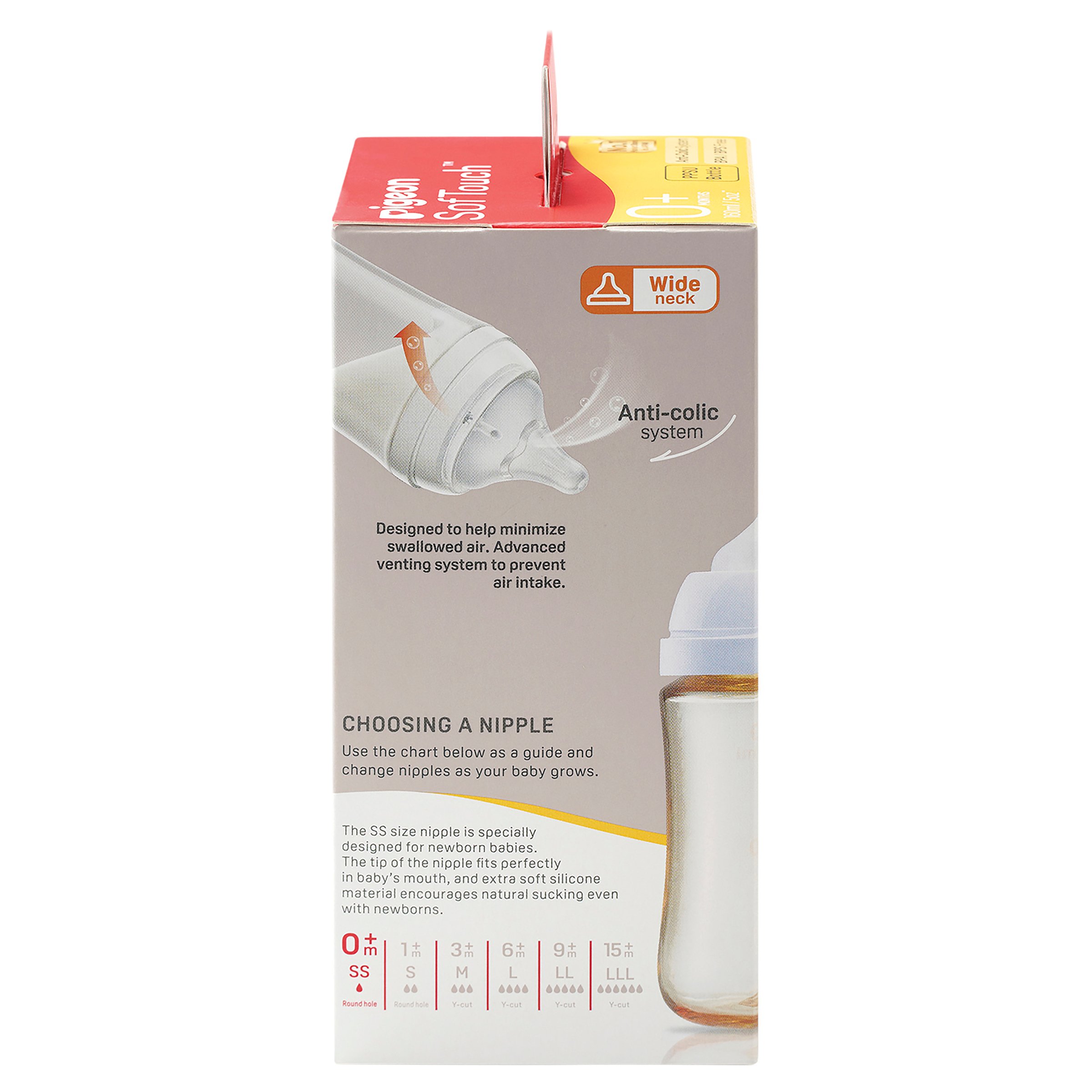 Pigeon Softouch 3 Nursing Bottle PPSU SS 160ml - Image 3