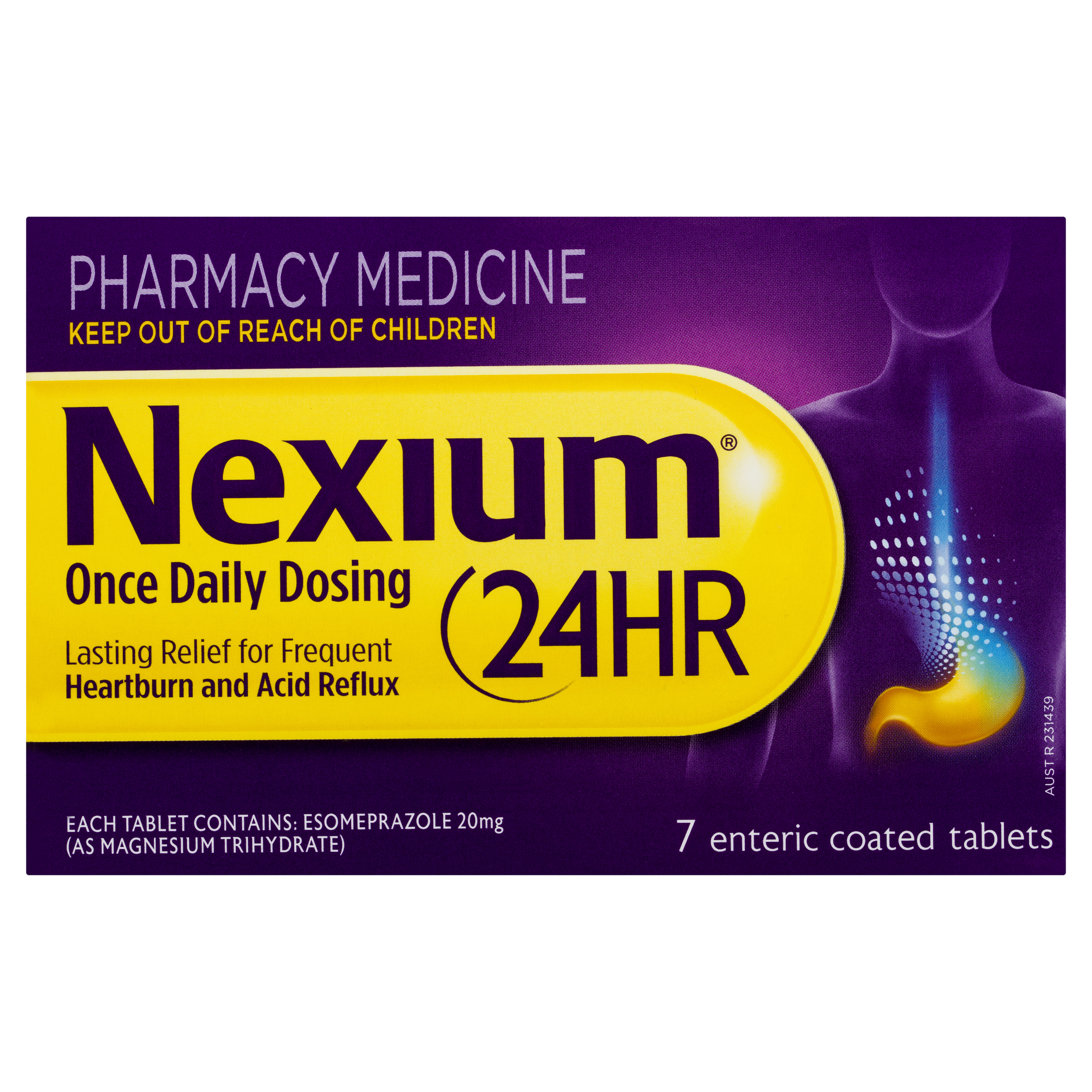 Nexium 24HR 20mg - 7 tablets - Image 1
