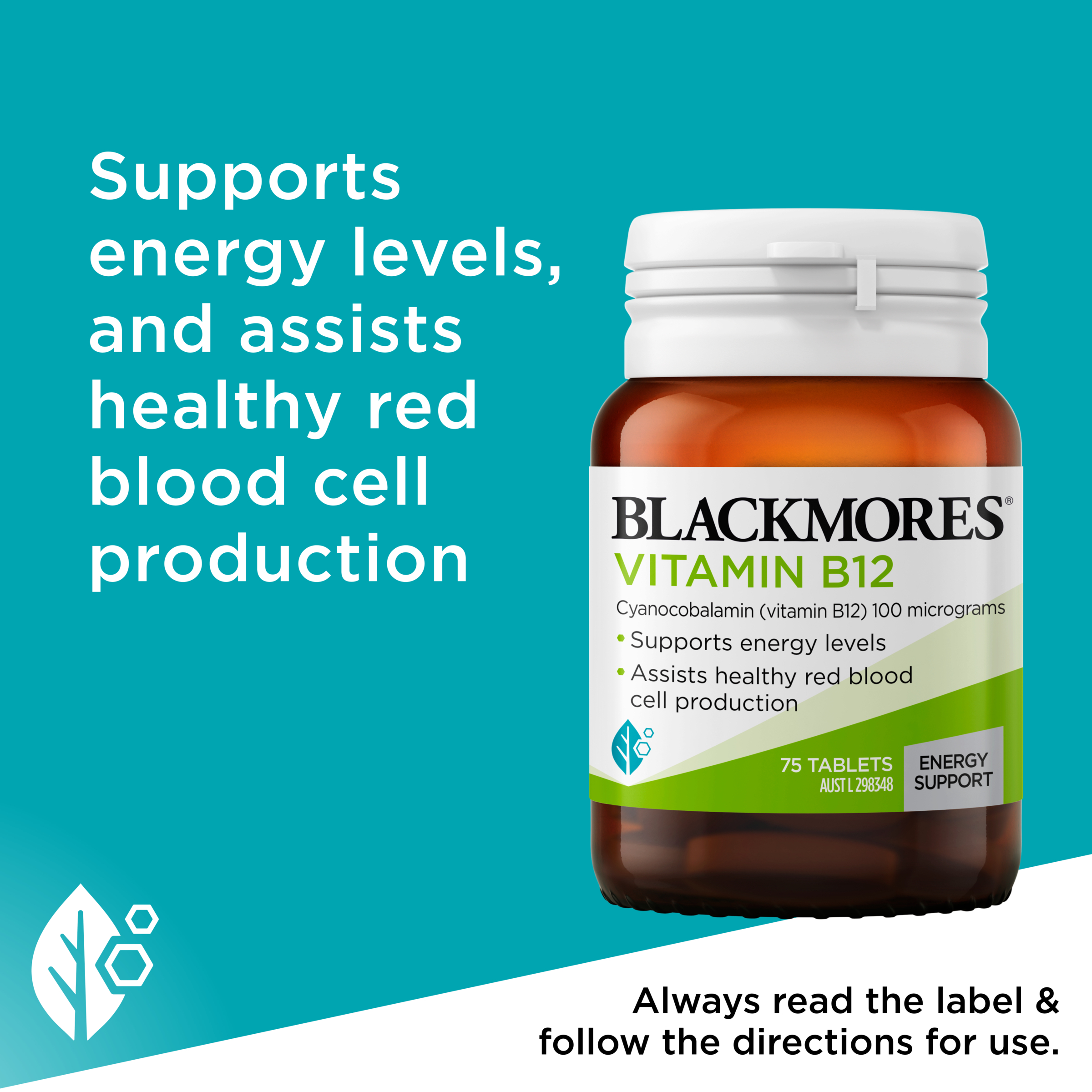 Blackmores Vitamin B12 - 75 tablets - Image 6